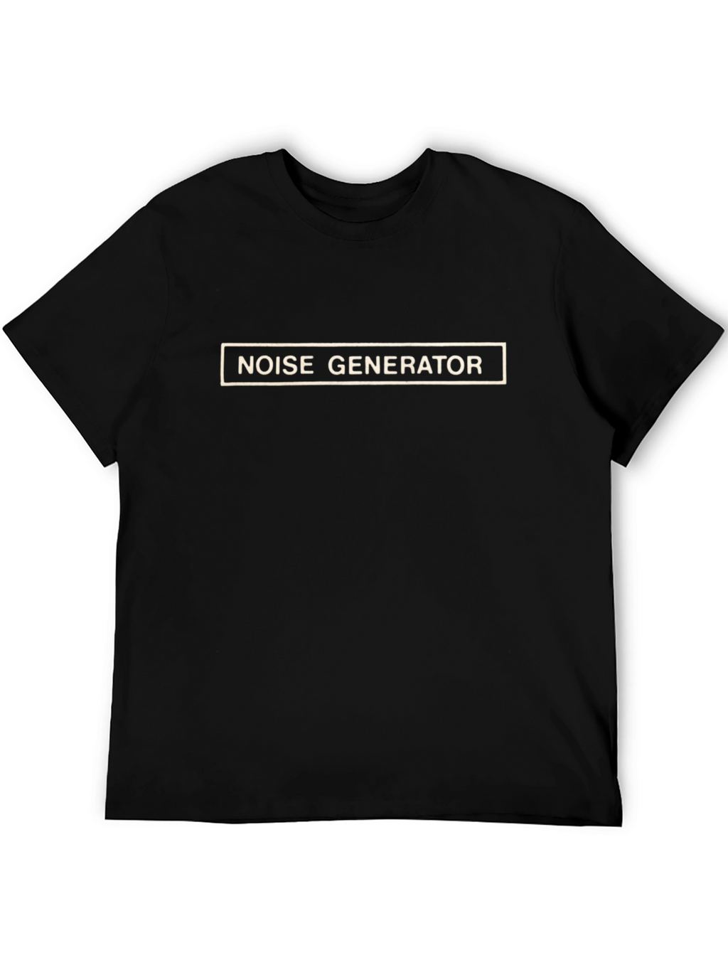 Noise Generator T-Shirt - Black Graphic Tee