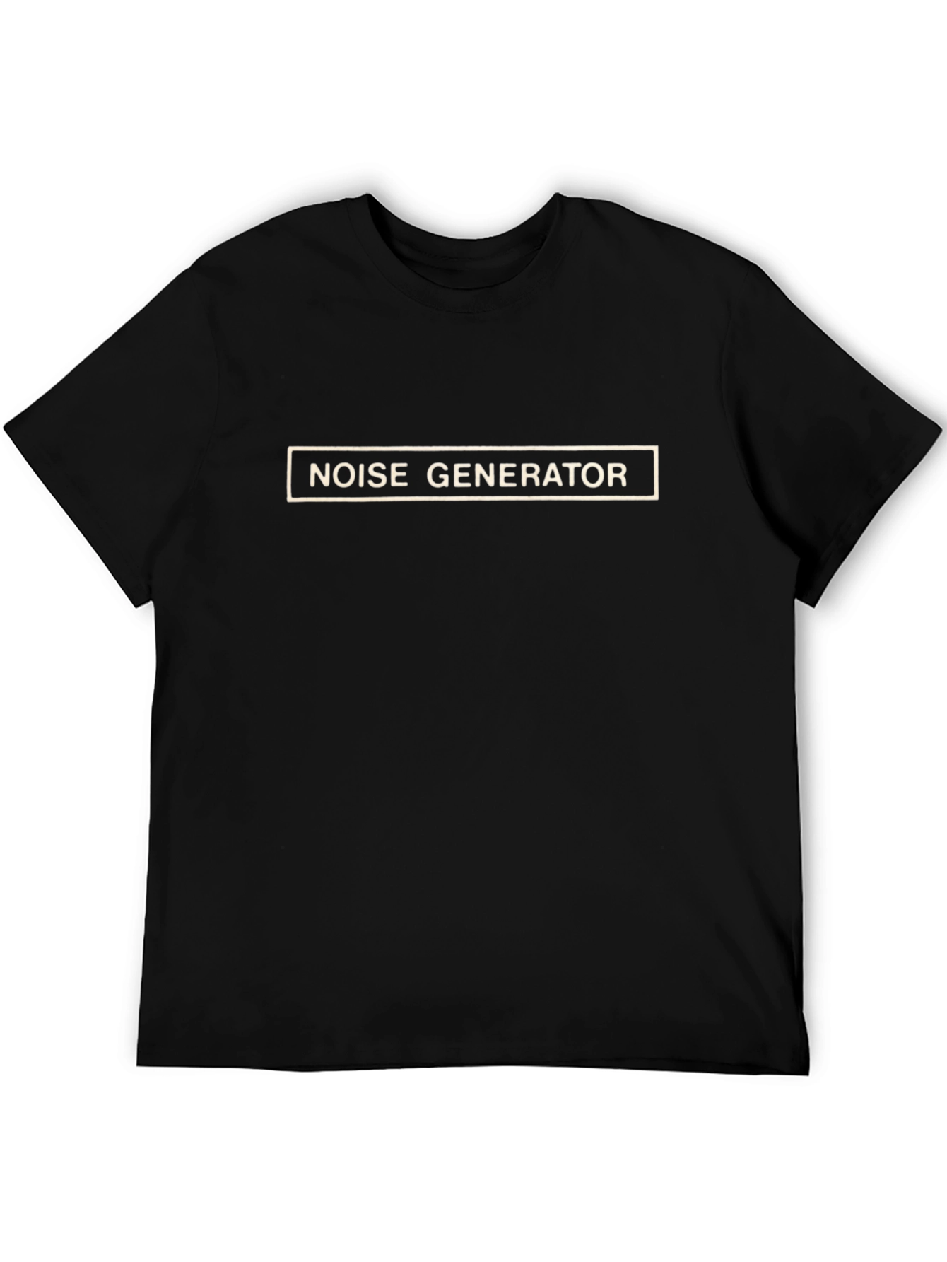 Noise Generator T-Shirt - Black Graphic Tee