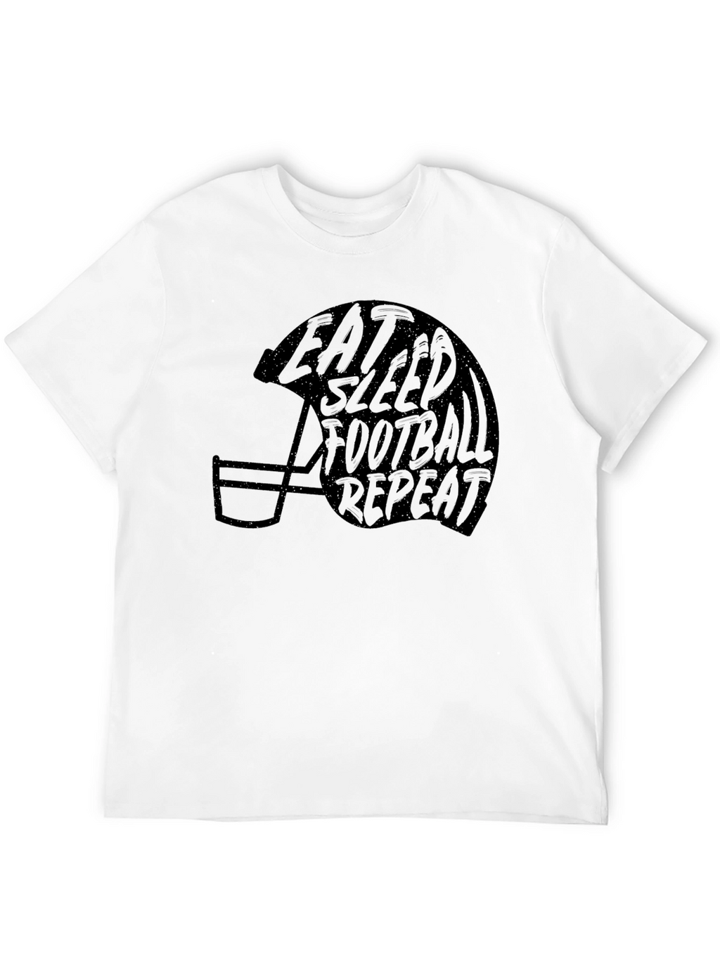 Eat Sleep Football Repeat Graphic Tee