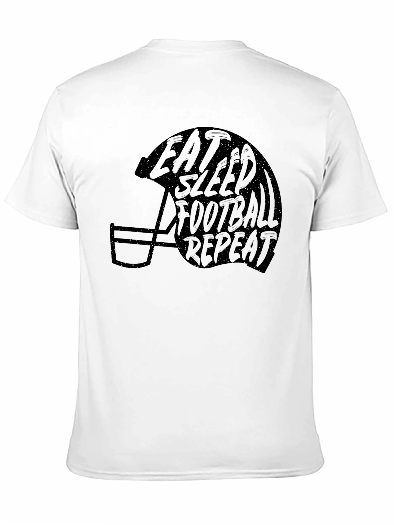 Eat Sleep Football Repeat Graphic Tee