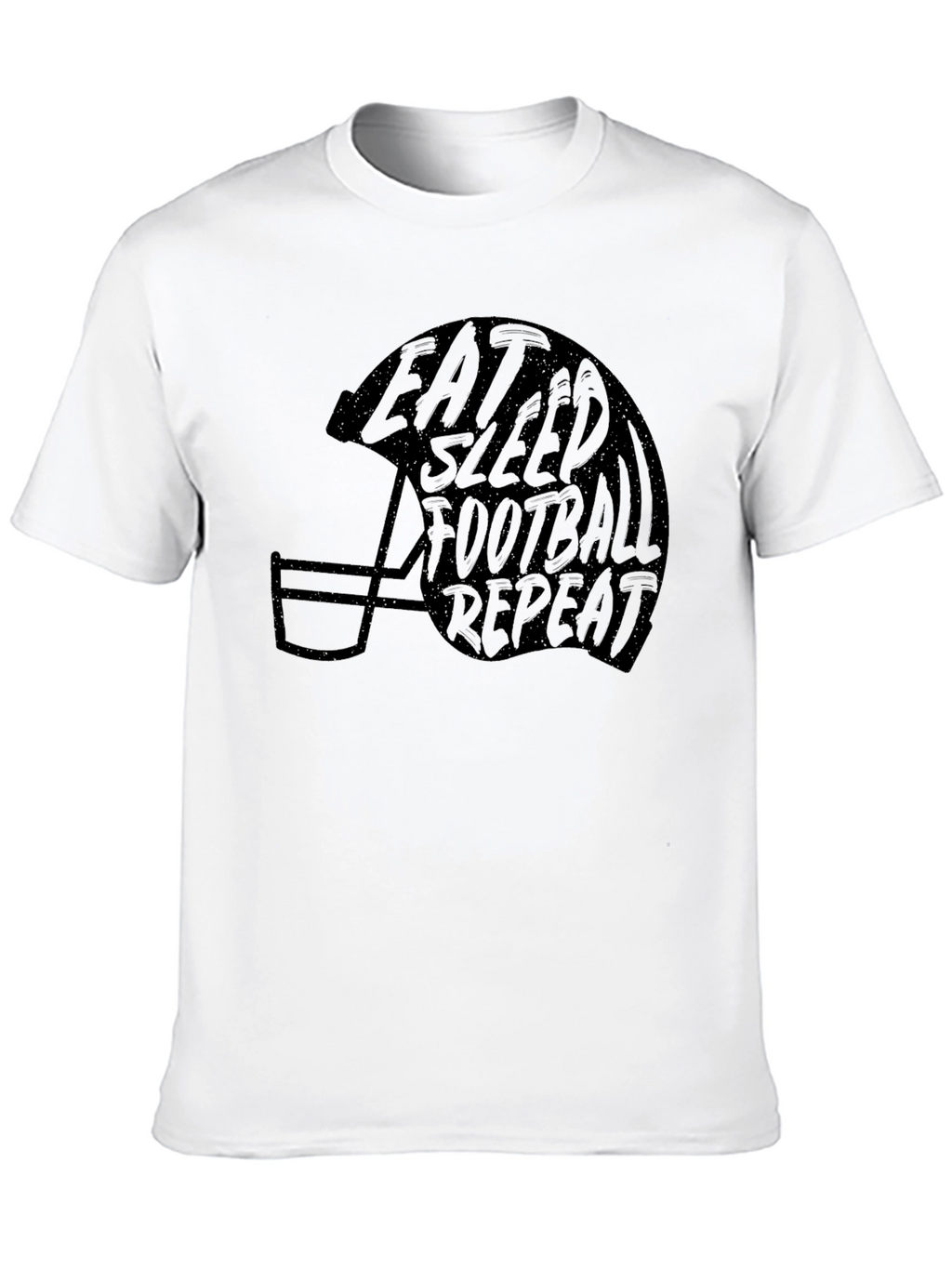 Eat Sleep Football Repeat Graphic Tee
