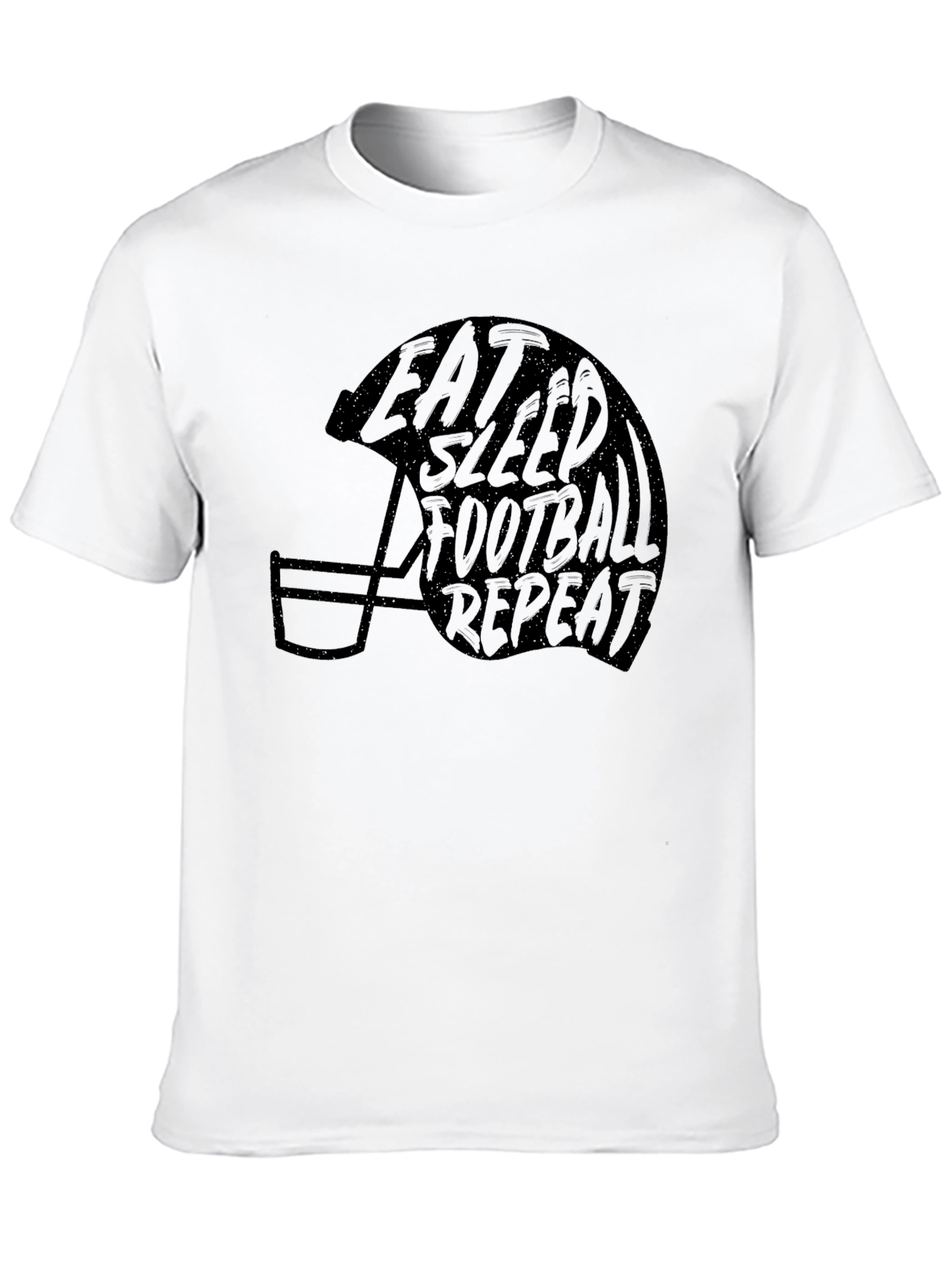 Eat Sleep Football Repeat Graphic Tee