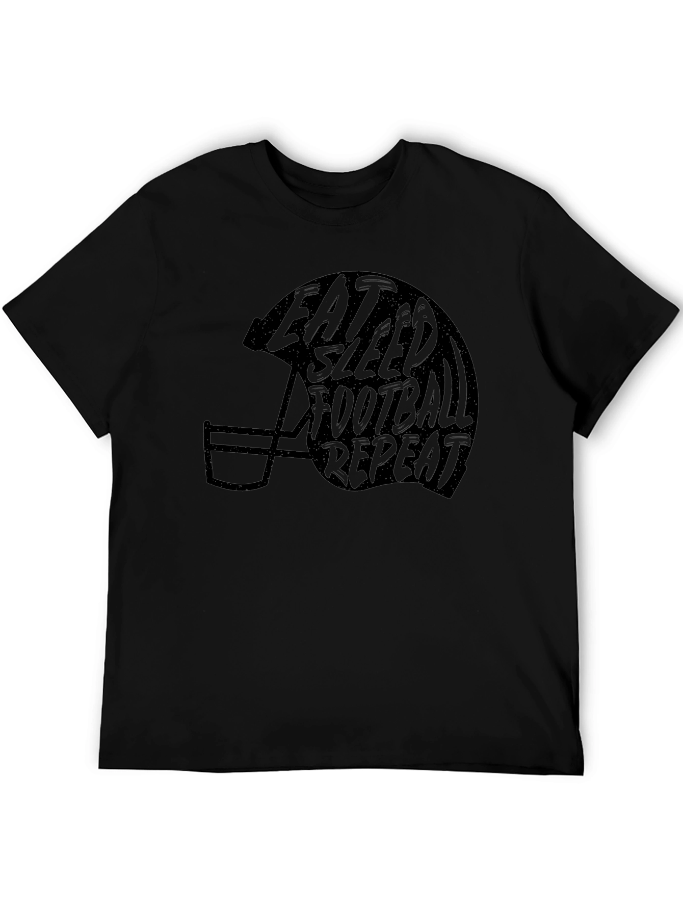 Eat Sleep Football Repeat Graphic Tee