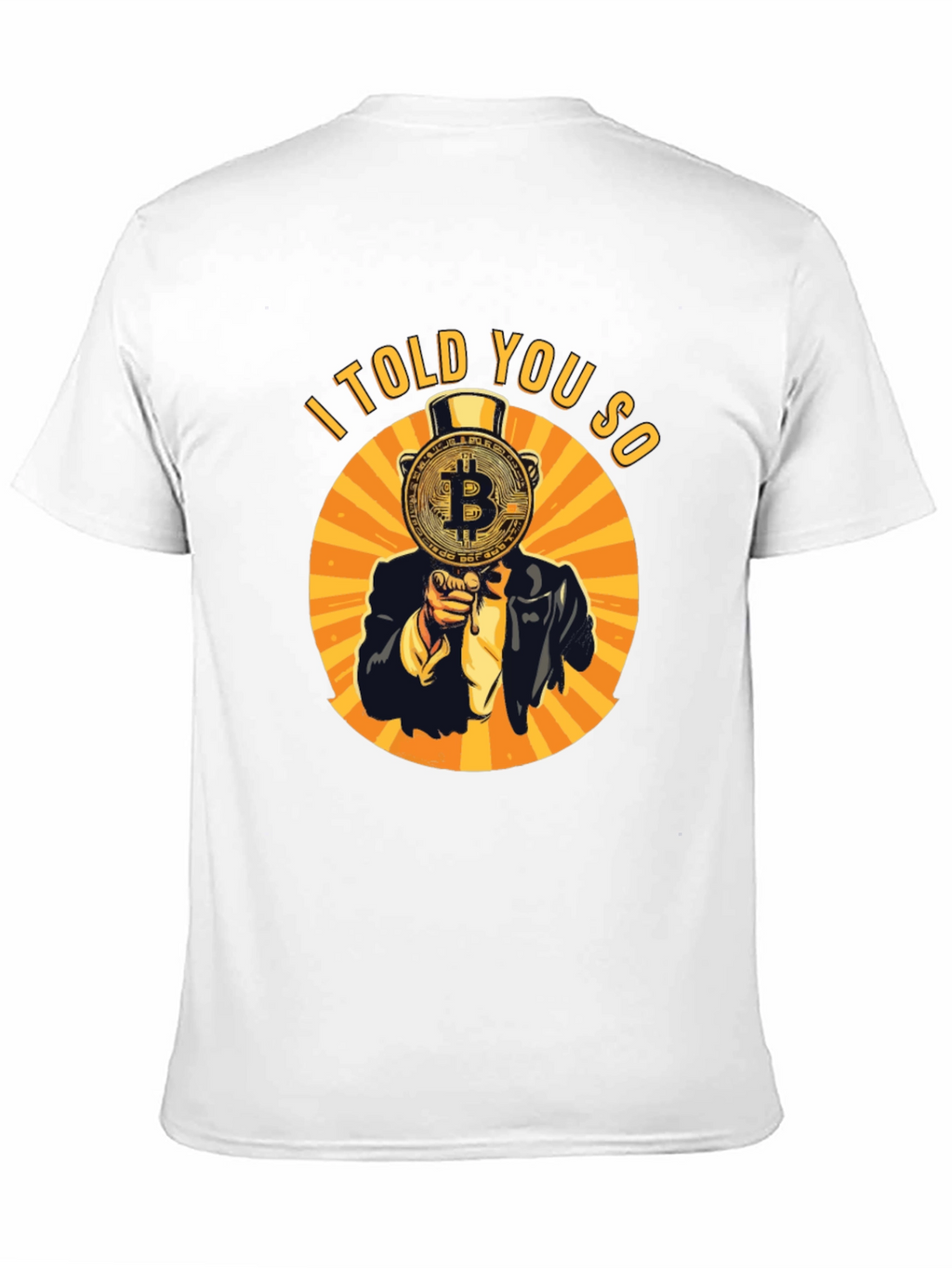 Bitcoin I Told You So Graphic Tee - Black