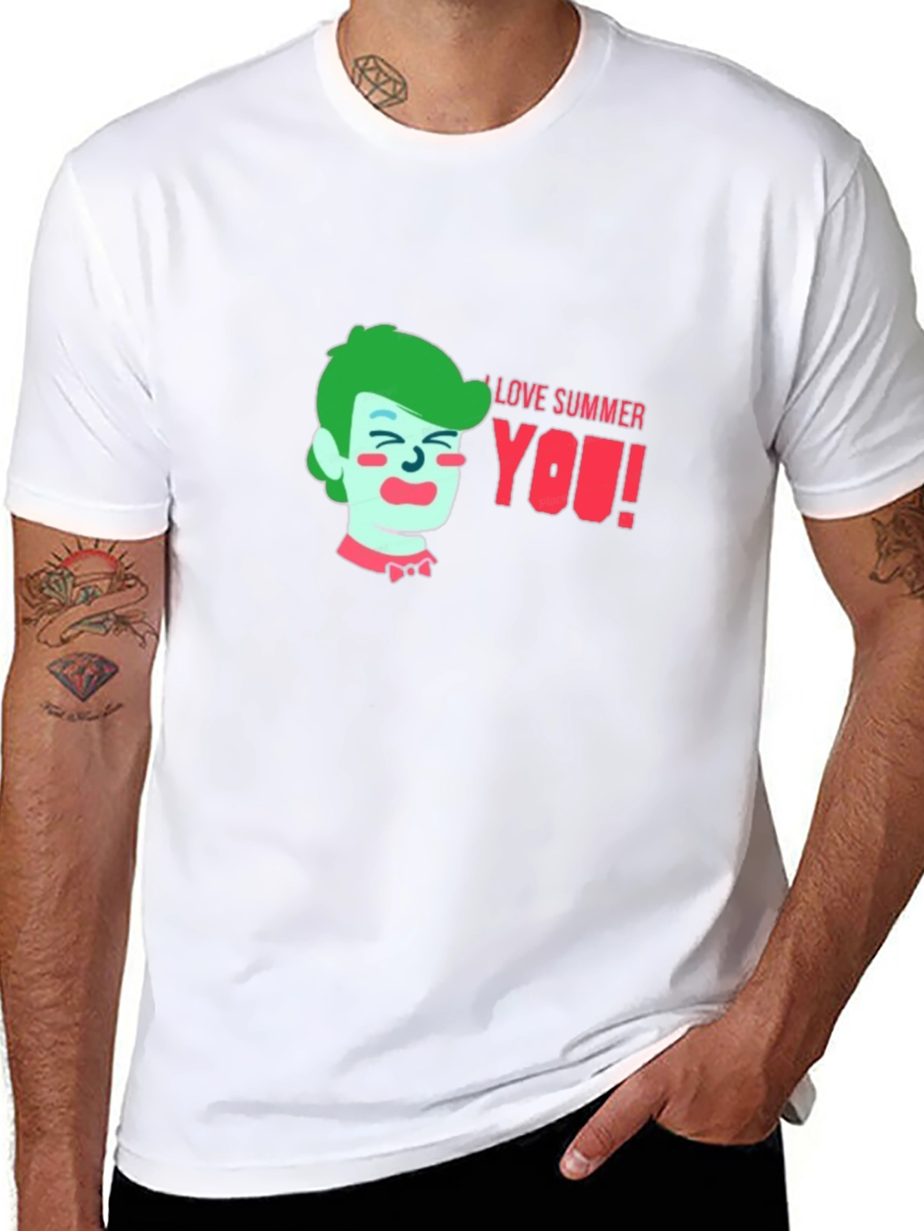 I Love Summer You! Graphic T-Shirt
