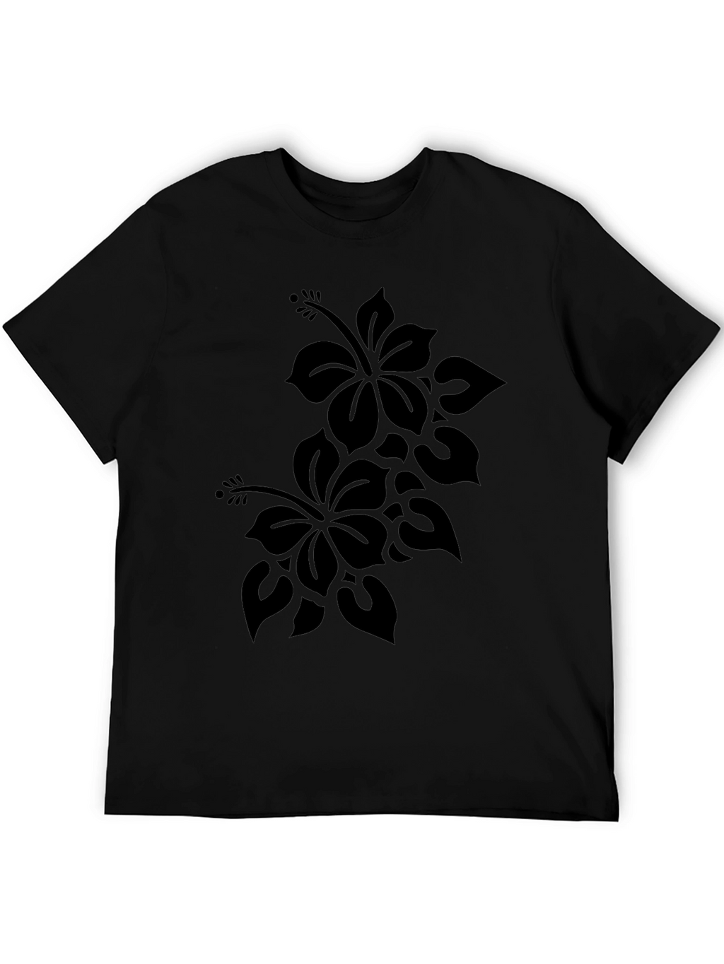 Black Floral Graphic Tee