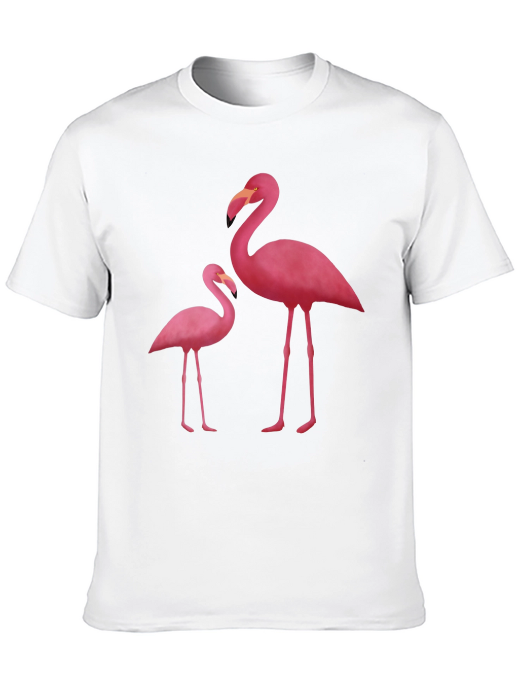 Flamingo Graphic Tee - Black Cotton Blend