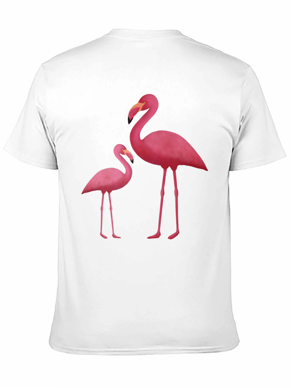 Flamingo Graphic Tee - Black Cotton Blend