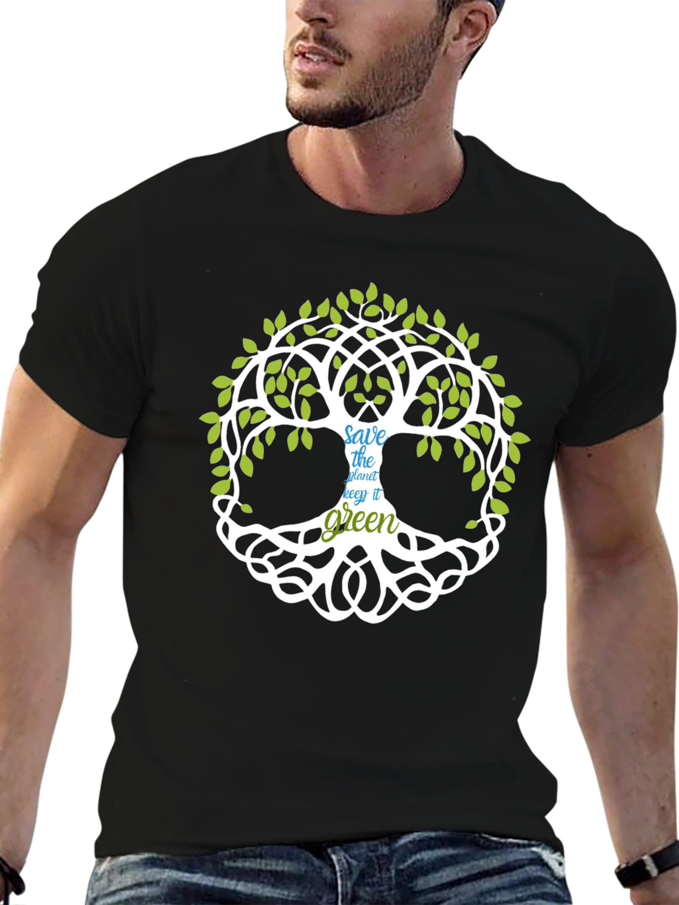 Save The Planet Tree Graphic Tee