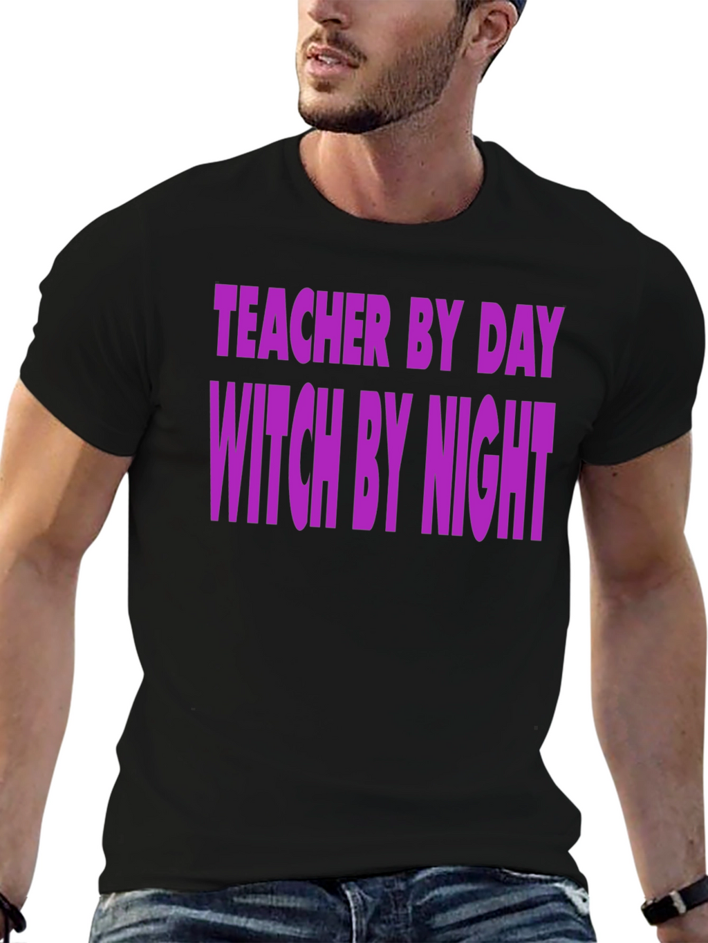 Teacher By Day Witch By Night Graphic Tee