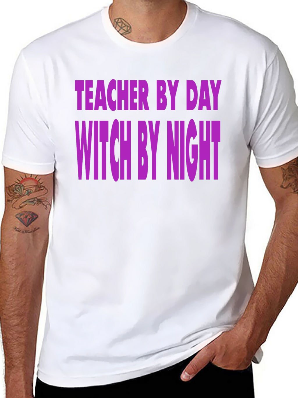 Teacher By Day Witch By Night Graphic Tee