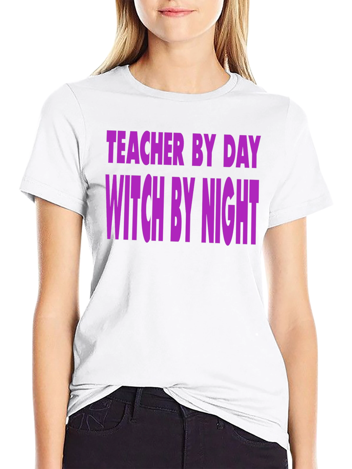Teacher By Day Witch By Night Graphic Tee
