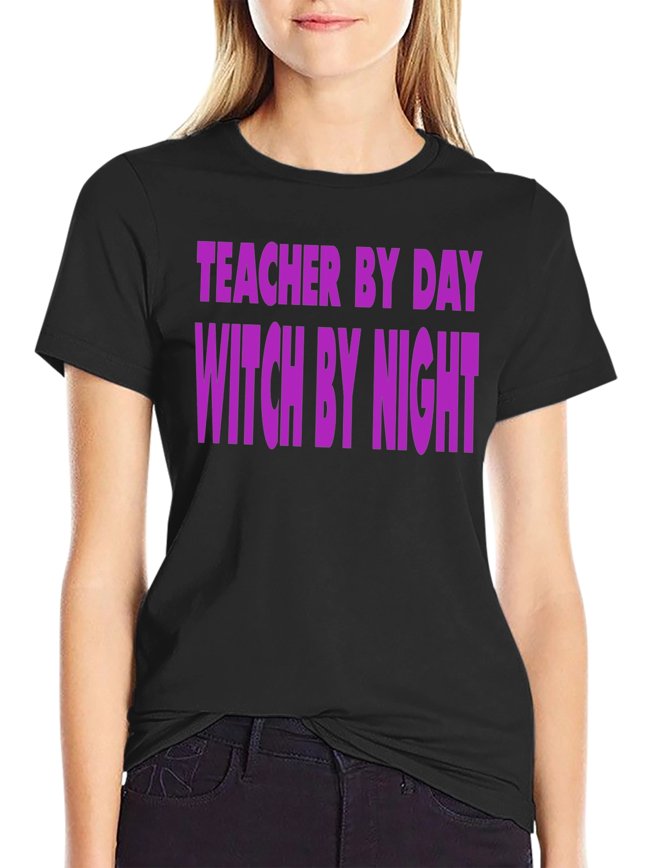 Teacher By Day Witch By Night Graphic Tee