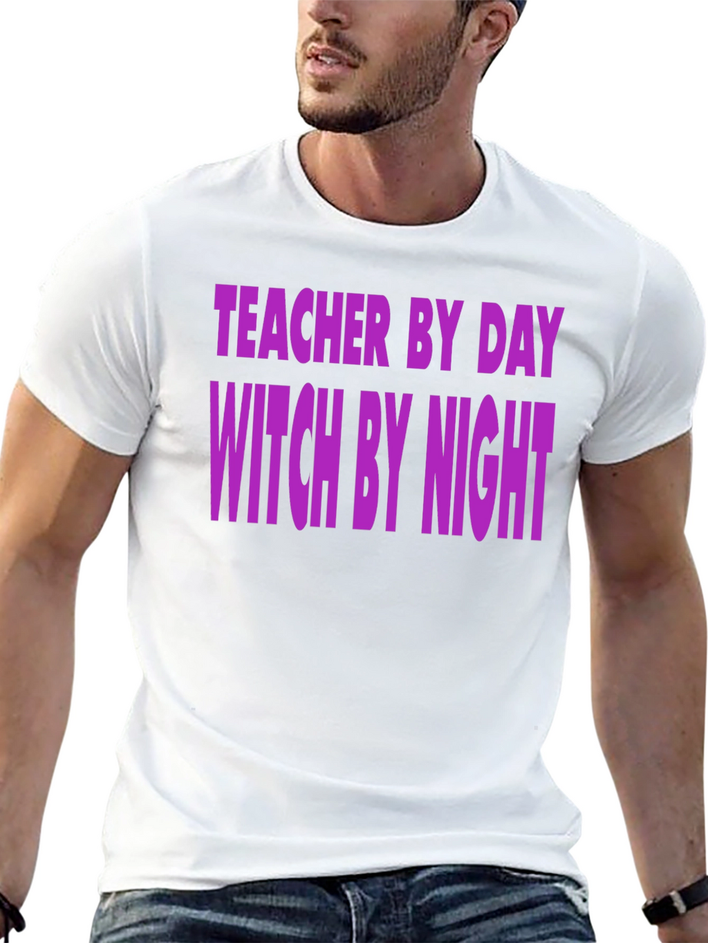 Teacher By Day Witch By Night Graphic Tee