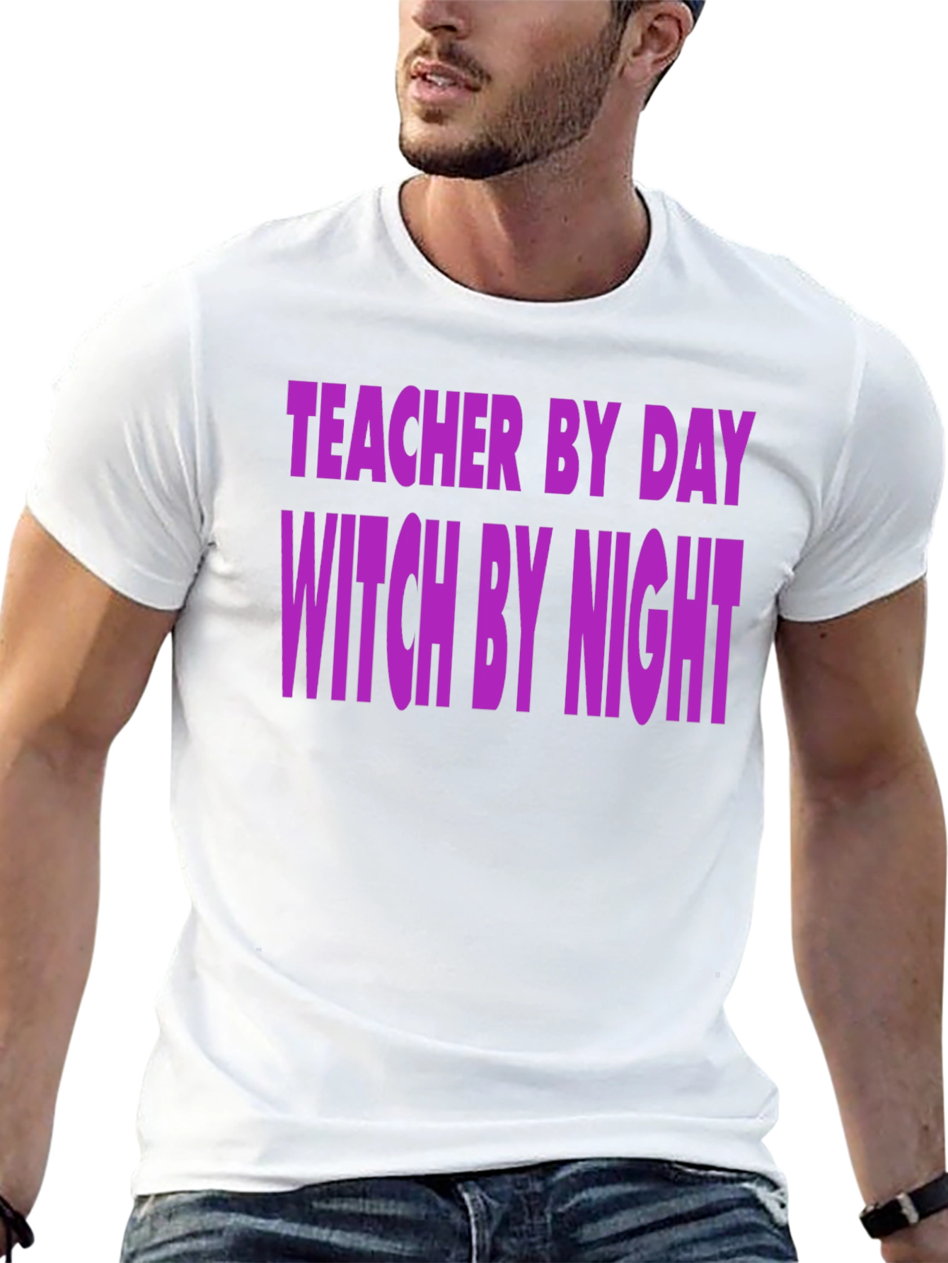 Teacher By Day Witch By Night Graphic Tee