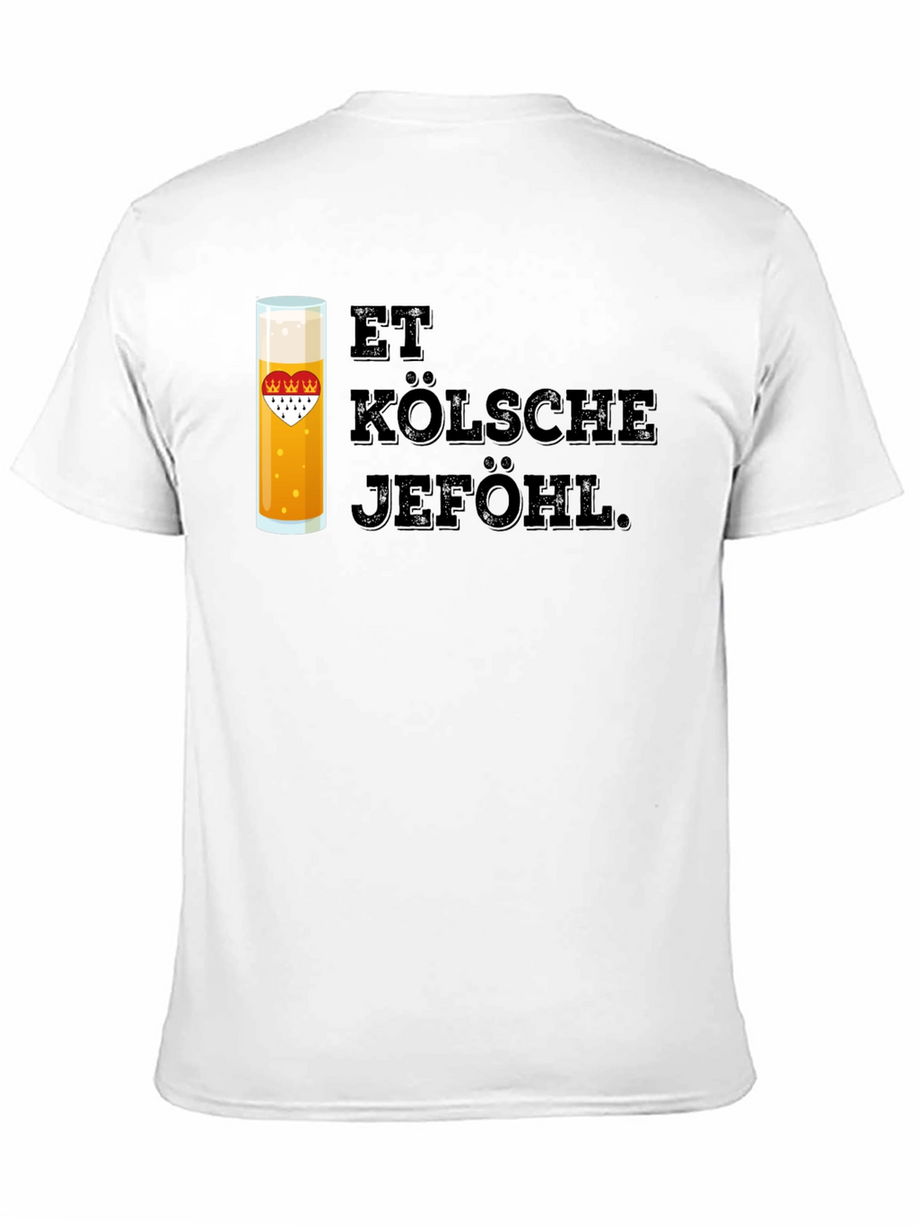 Et Kölsche Jeföhl Black Graphic T-Shirt