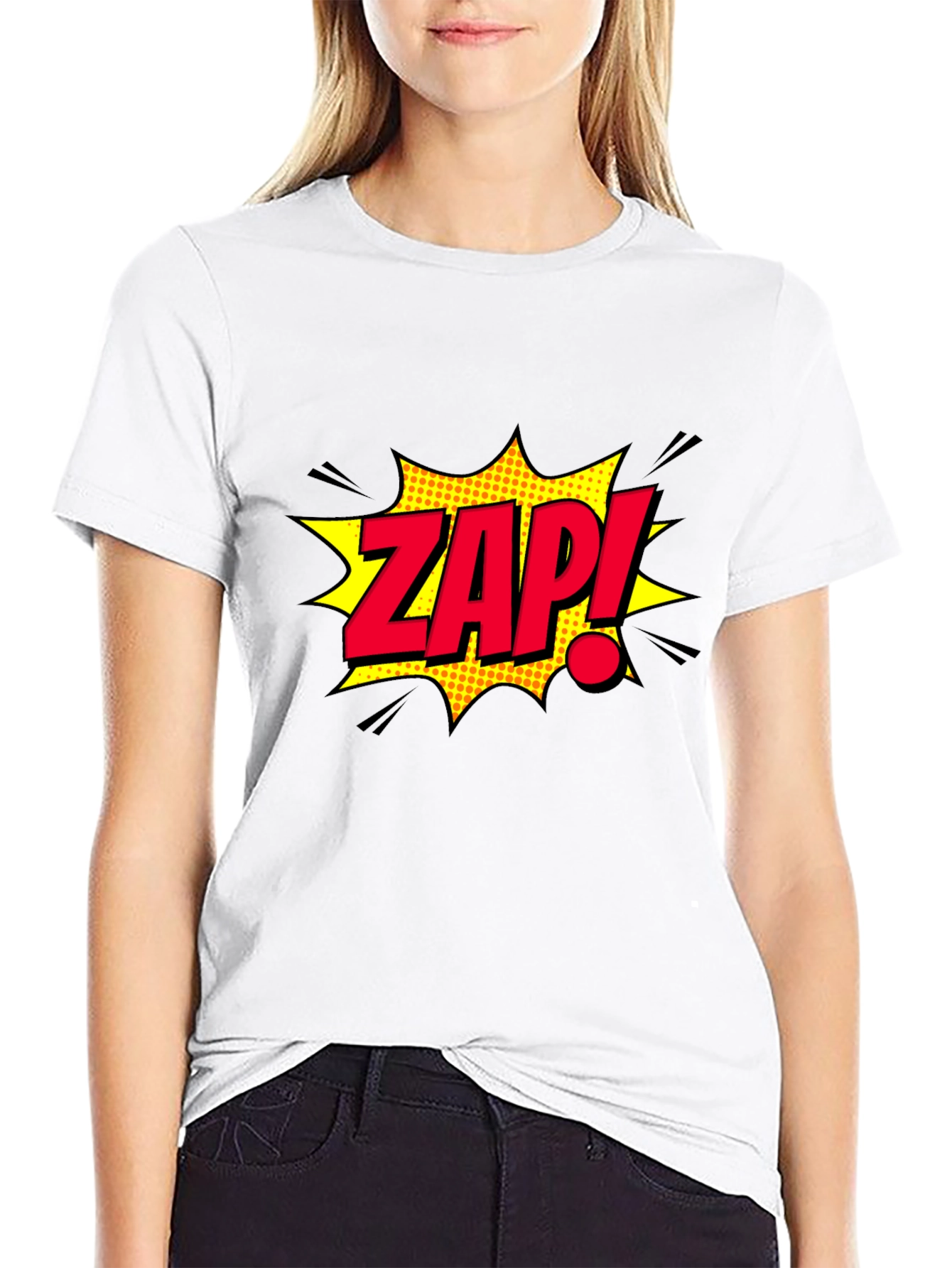 ZAP! Comic Book Style Graphic T-Shirt