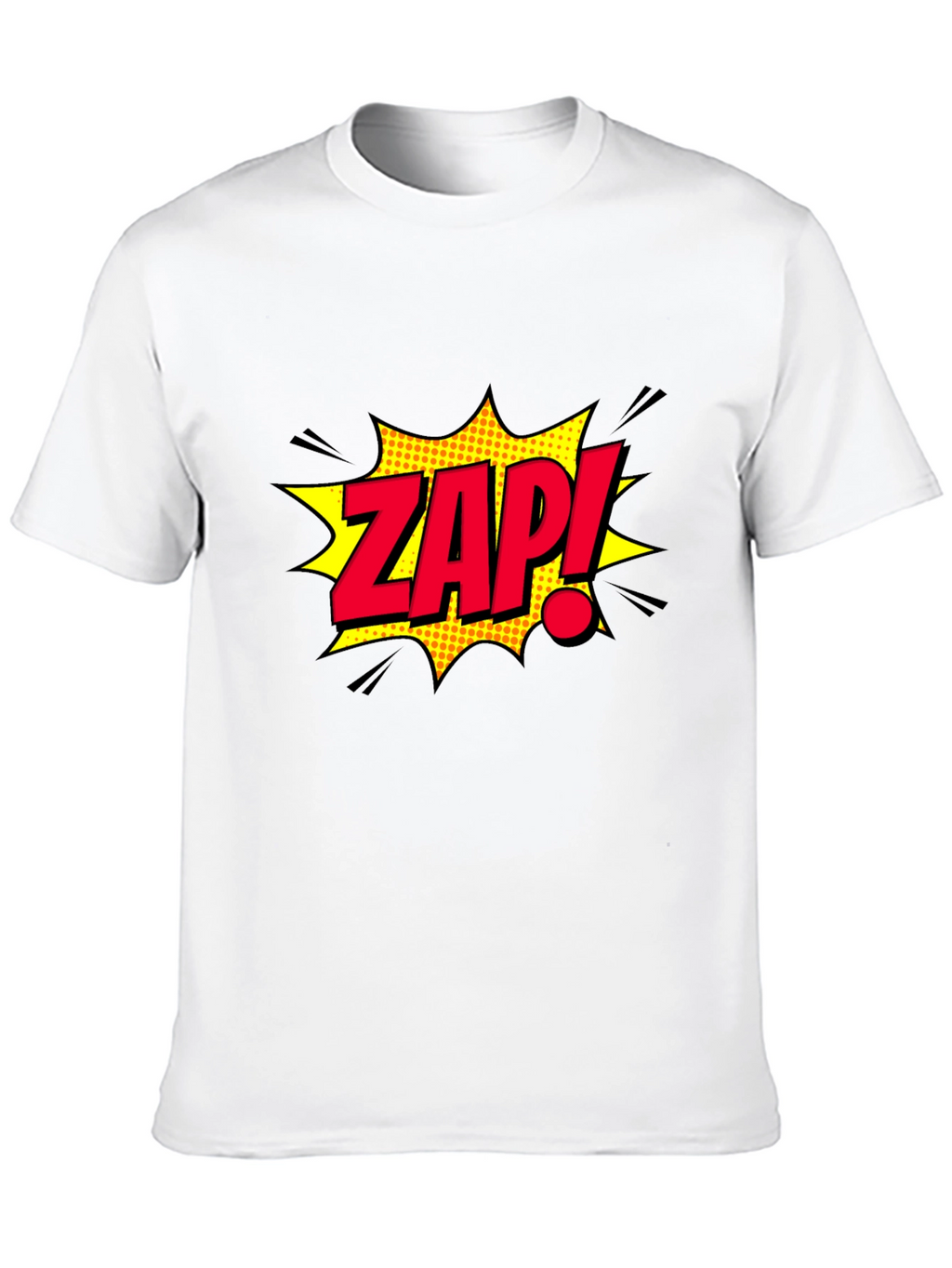 ZAP! Comic Book Style Graphic T-Shirt