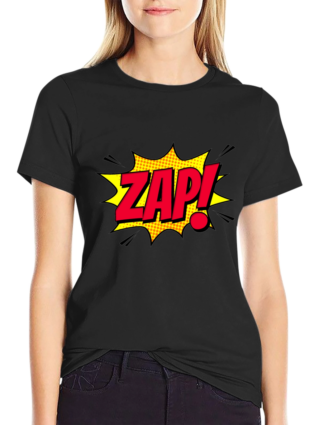 ZAP! Comic Book Style Graphic T-Shirt
