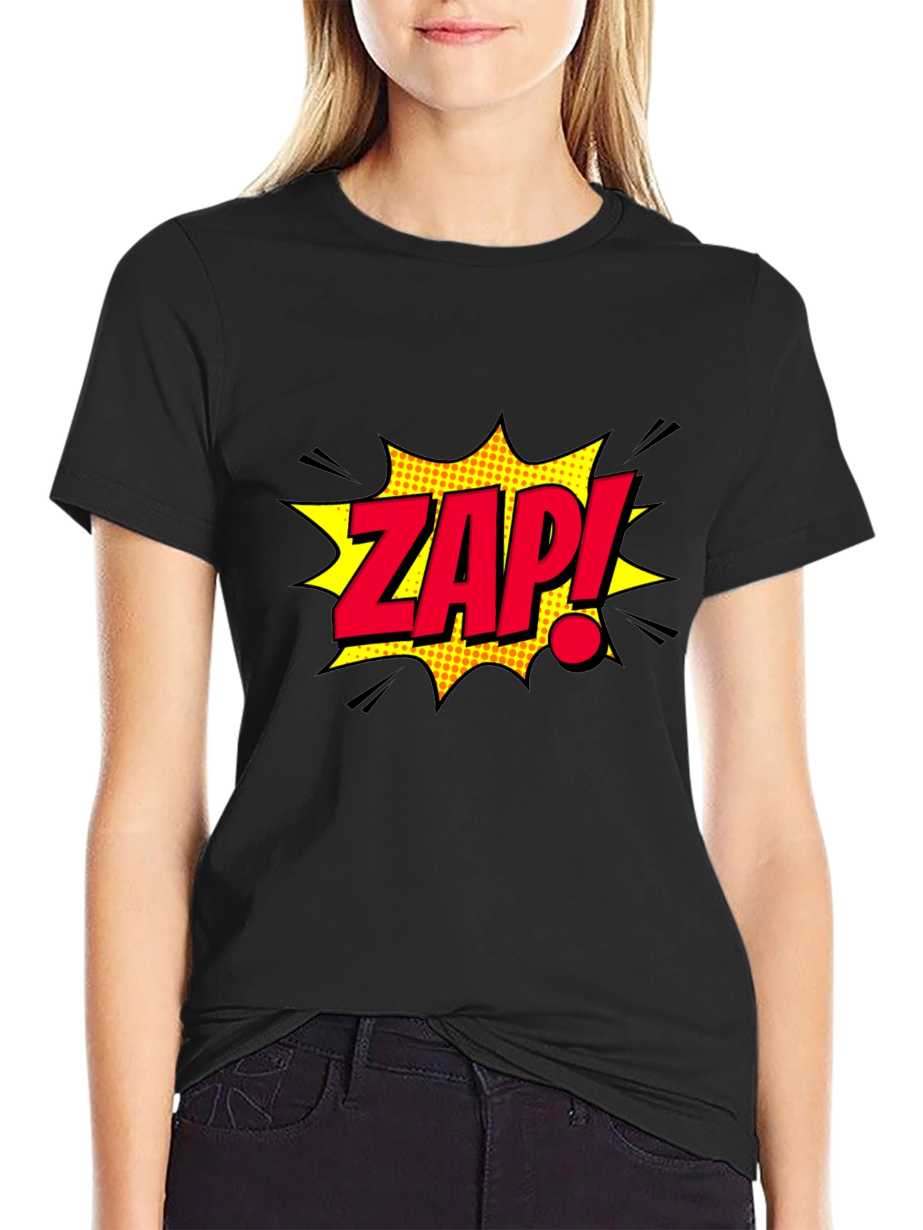 ZAP! Comic Book Style Graphic T-Shirt