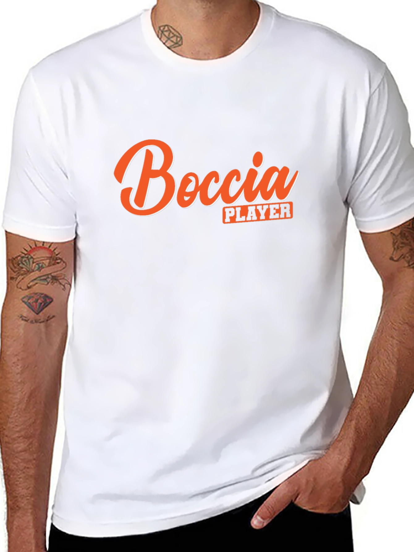 Boccia Player T-Shirt - Black Tee