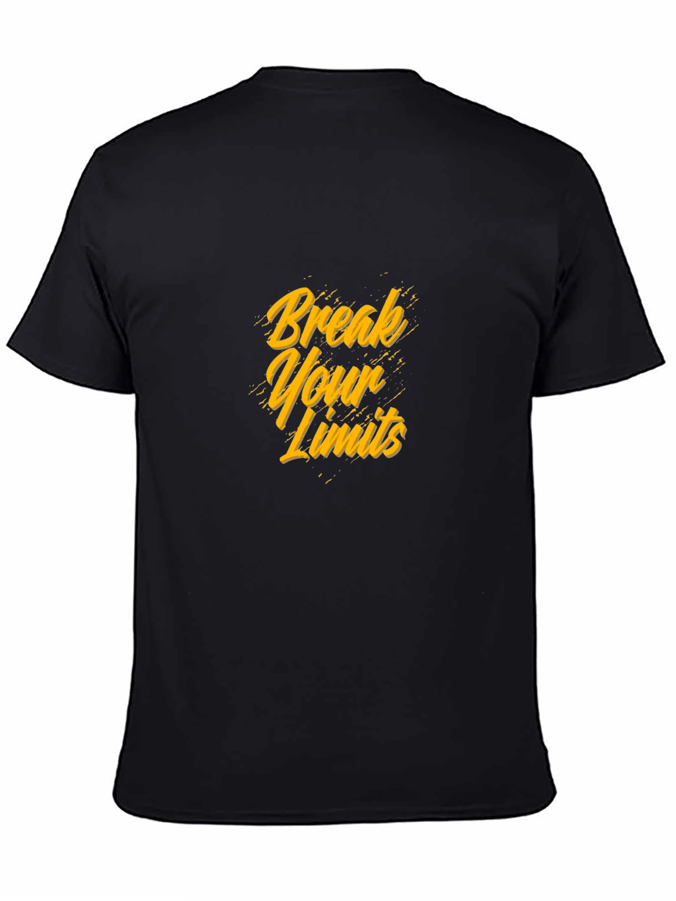 Break Your Limits Black Graphic Tee