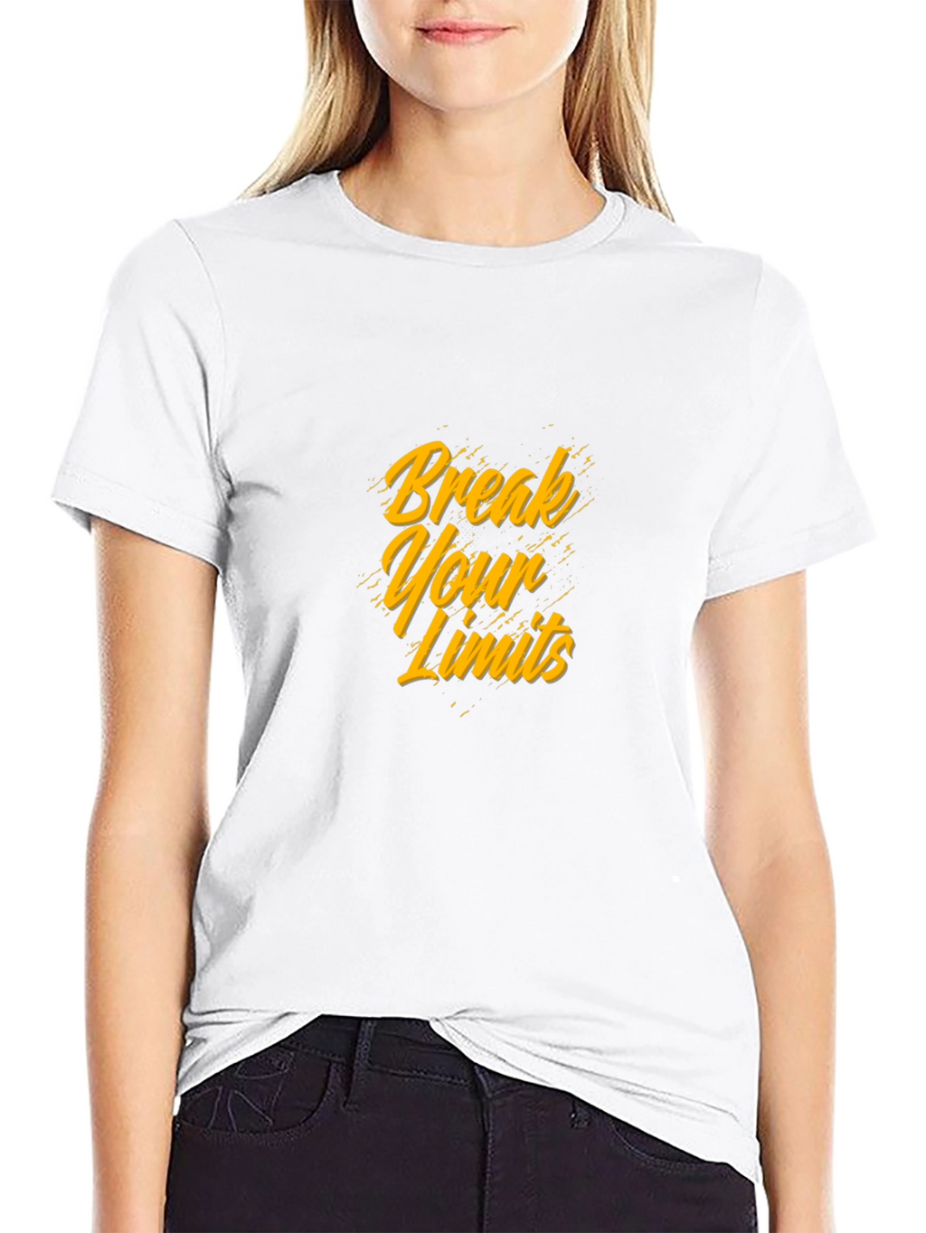 Break Your Limits Black Graphic Tee