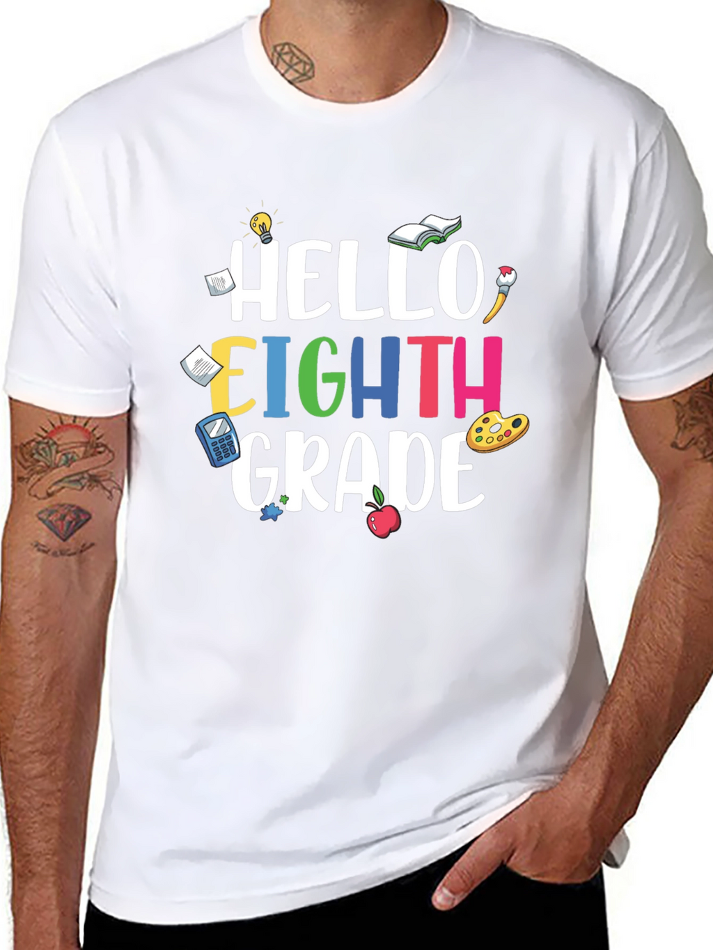 Hello Eighth Grade T-Shirt Back to School Tee