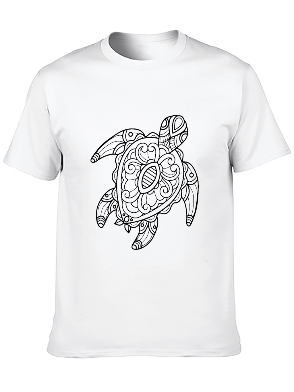 Turtle Graphic Black T-Shirt