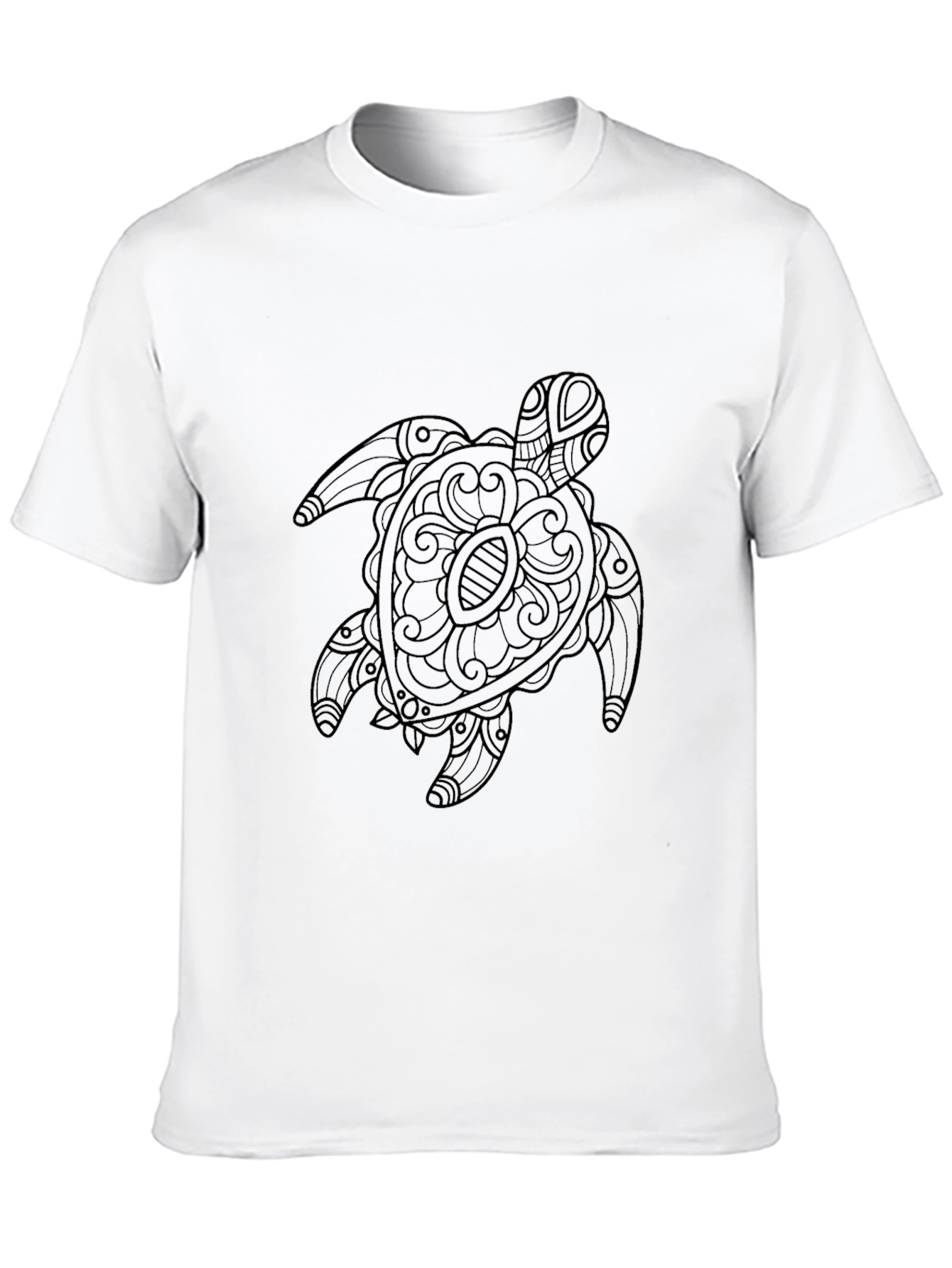 Turtle Graphic Black T-Shirt