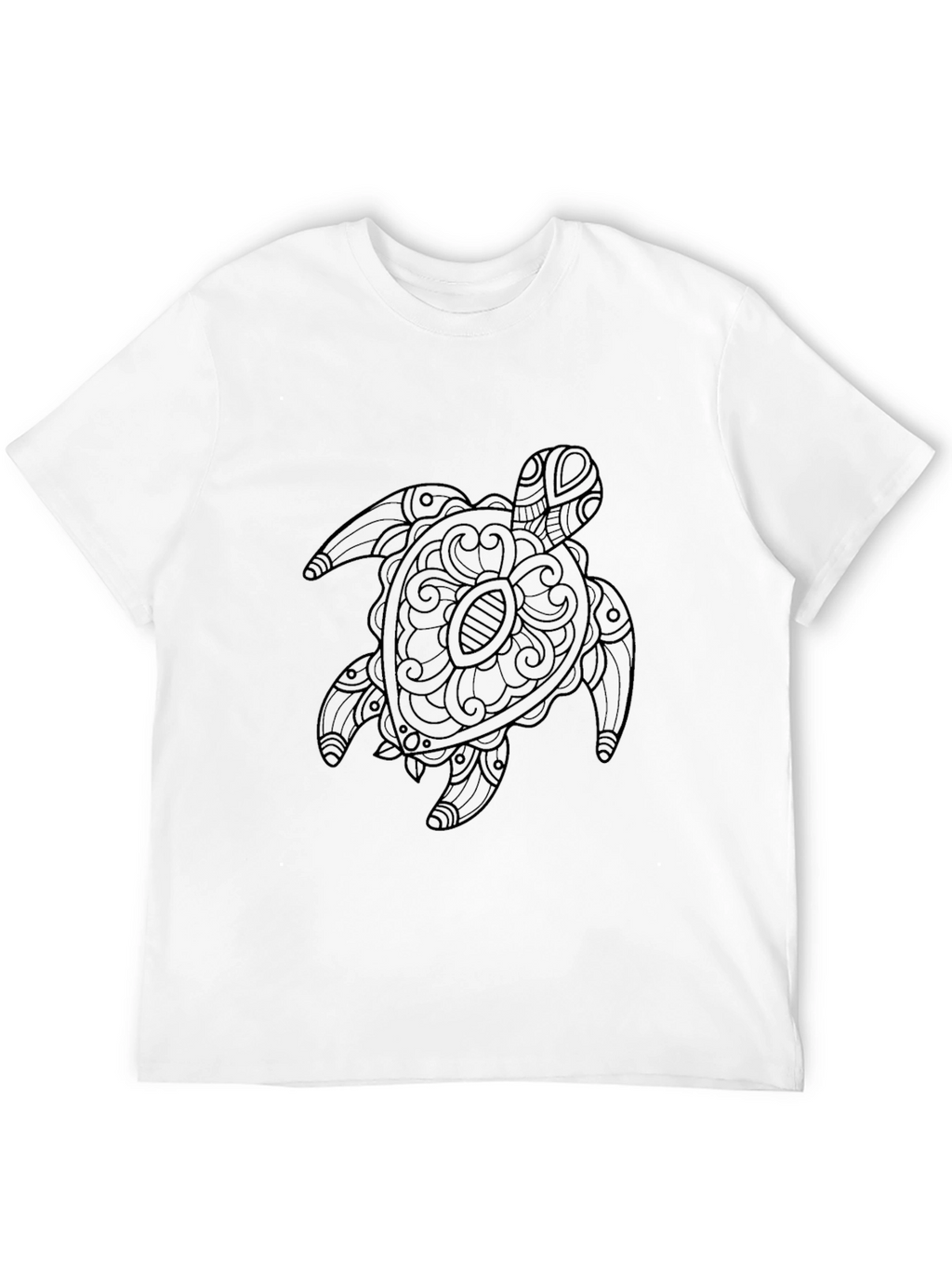 Turtle Graphic Black T-Shirt