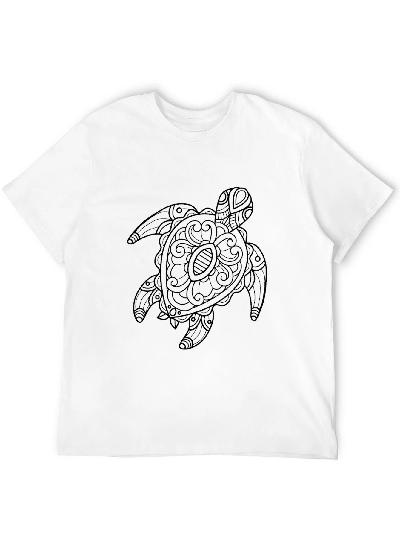 Turtle Graphic Black T-Shirt