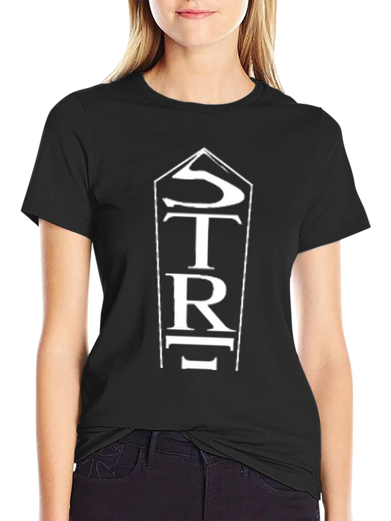 STRL Tombstone Graphic T-Shirt - Classic Black
