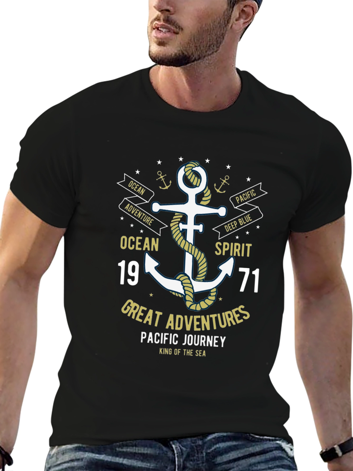 Nautical Adventure Graphic T-Shirt