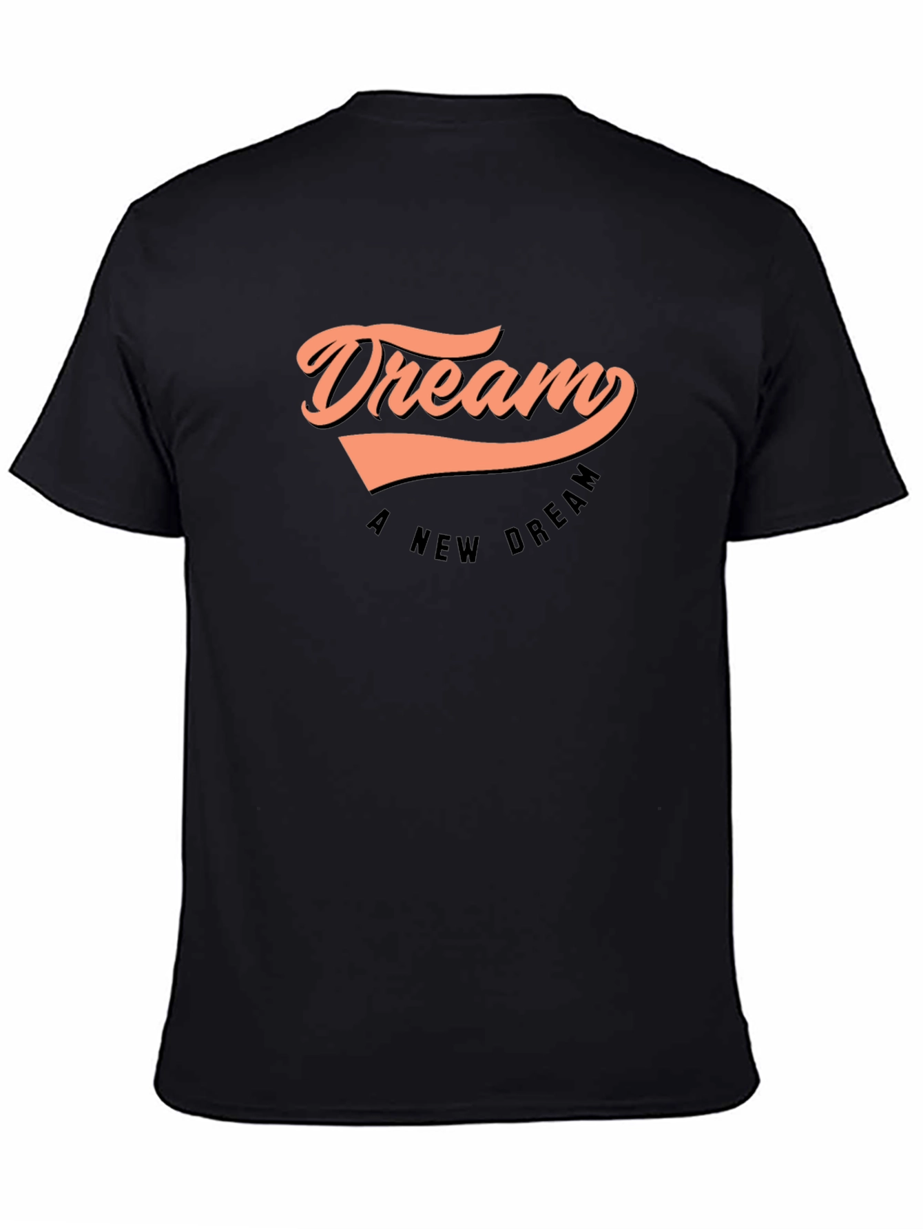 Dream a New Dream Black Graphic T-Shirt