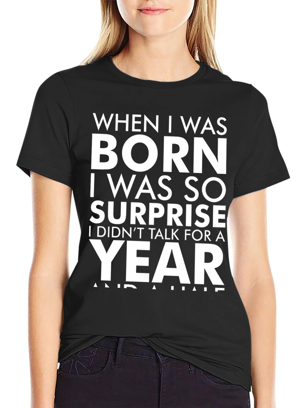 Funny Born Surprise Graphic Tee