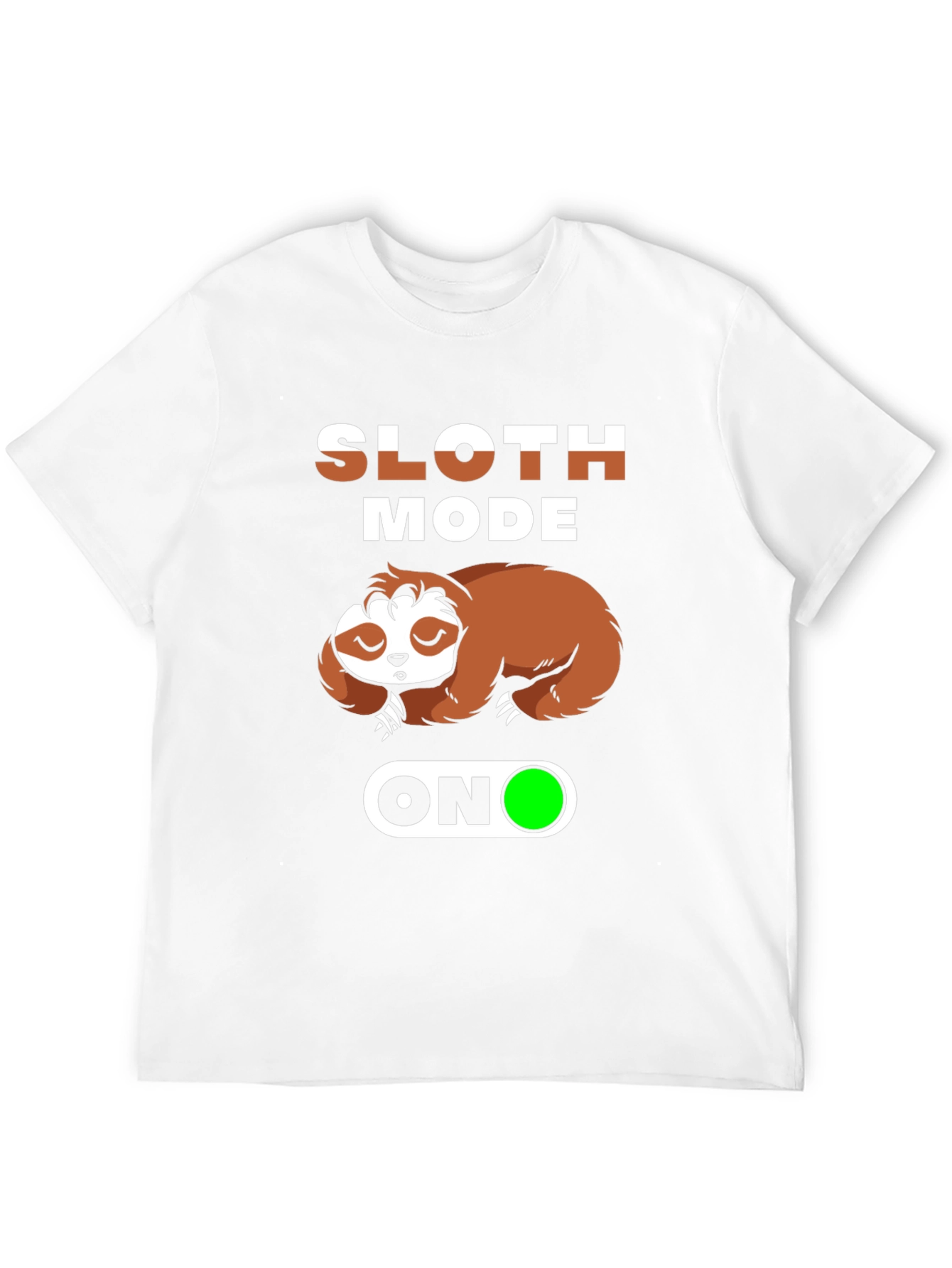 Sloth Mode On T-Shirt - Comfy Relaxed Fit