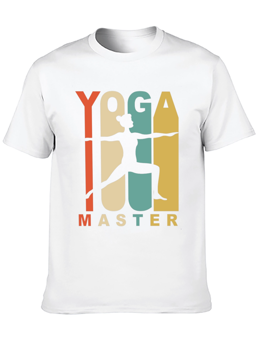Yoga Master Graphic Tee - Retro Style Yoga T-Shirt