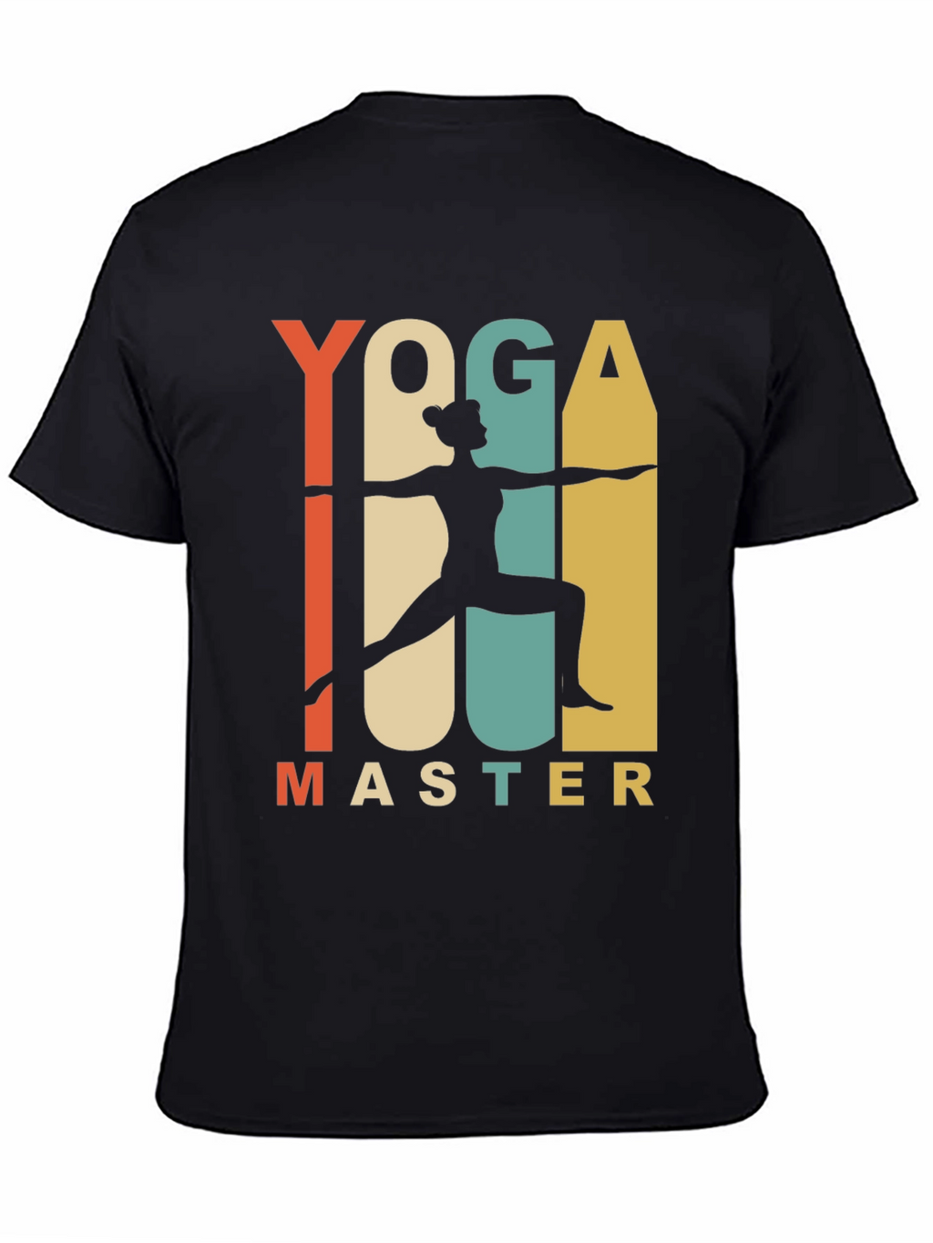 Yoga Master Graphic Tee - Retro Style Yoga T-Shirt