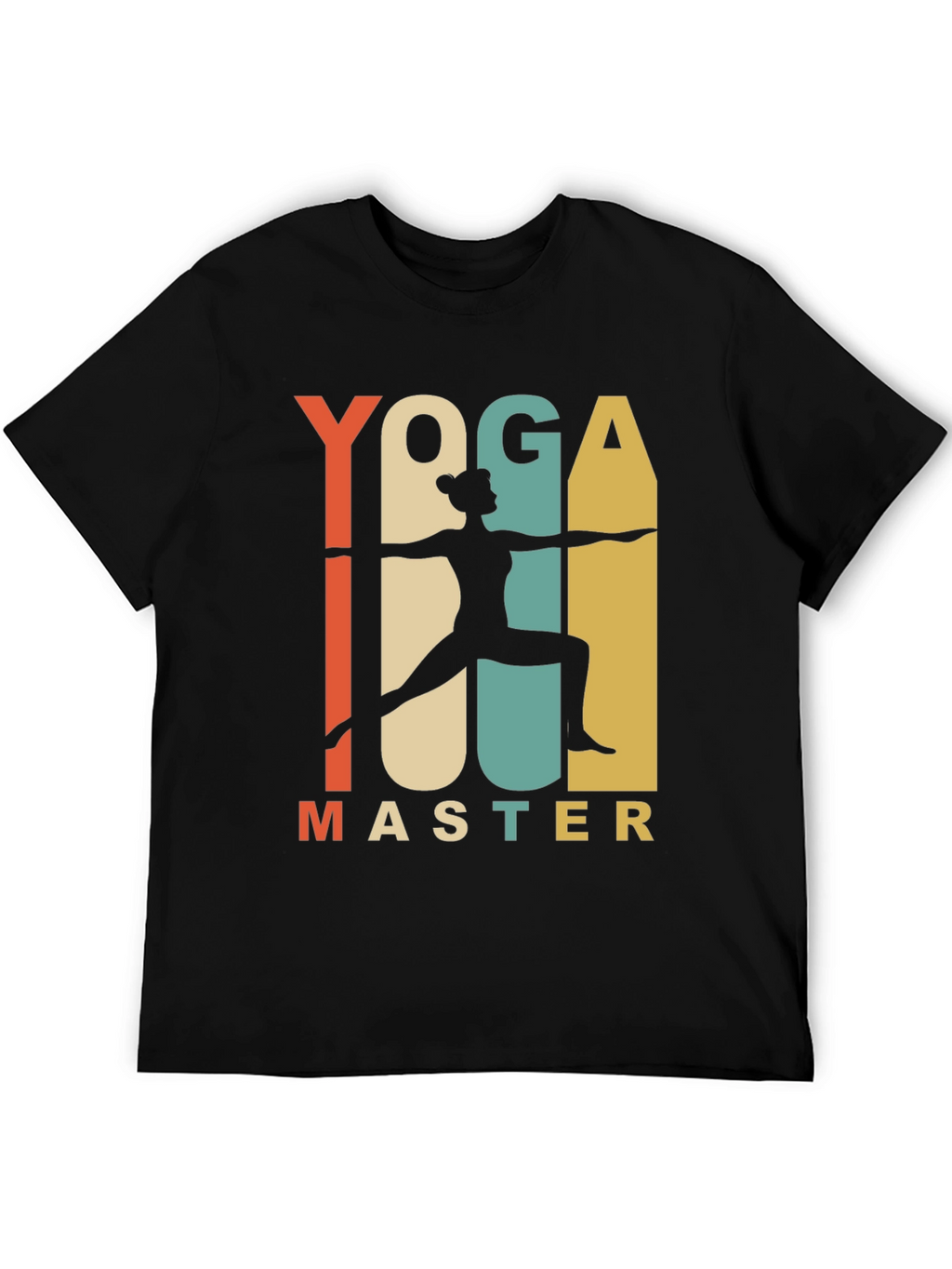 Yoga Master Graphic Tee - Retro Style Yoga T-Shirt