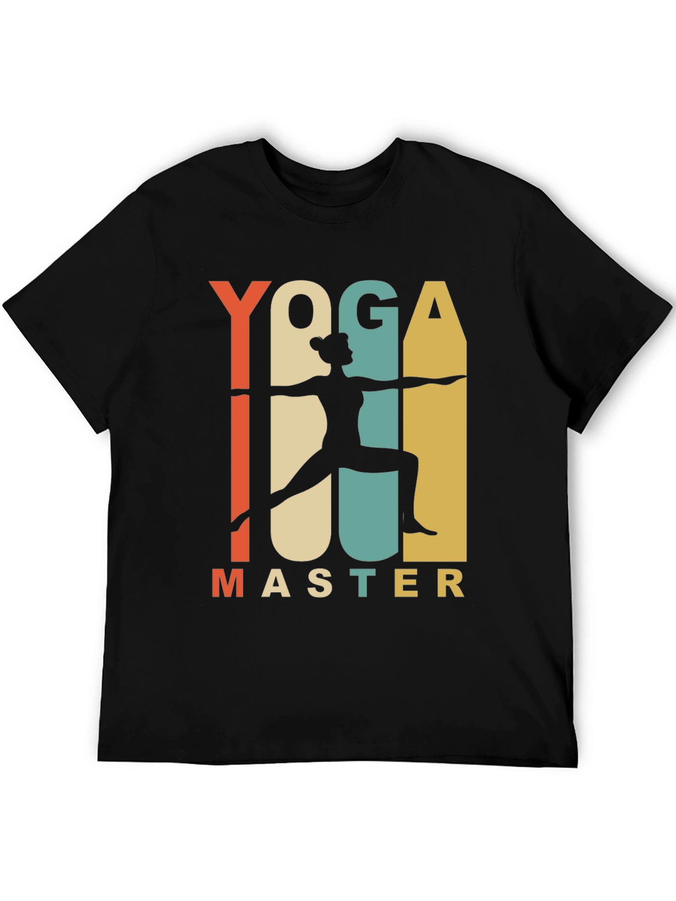 Yoga Master Graphic Tee - Retro Style Yoga T-Shirt