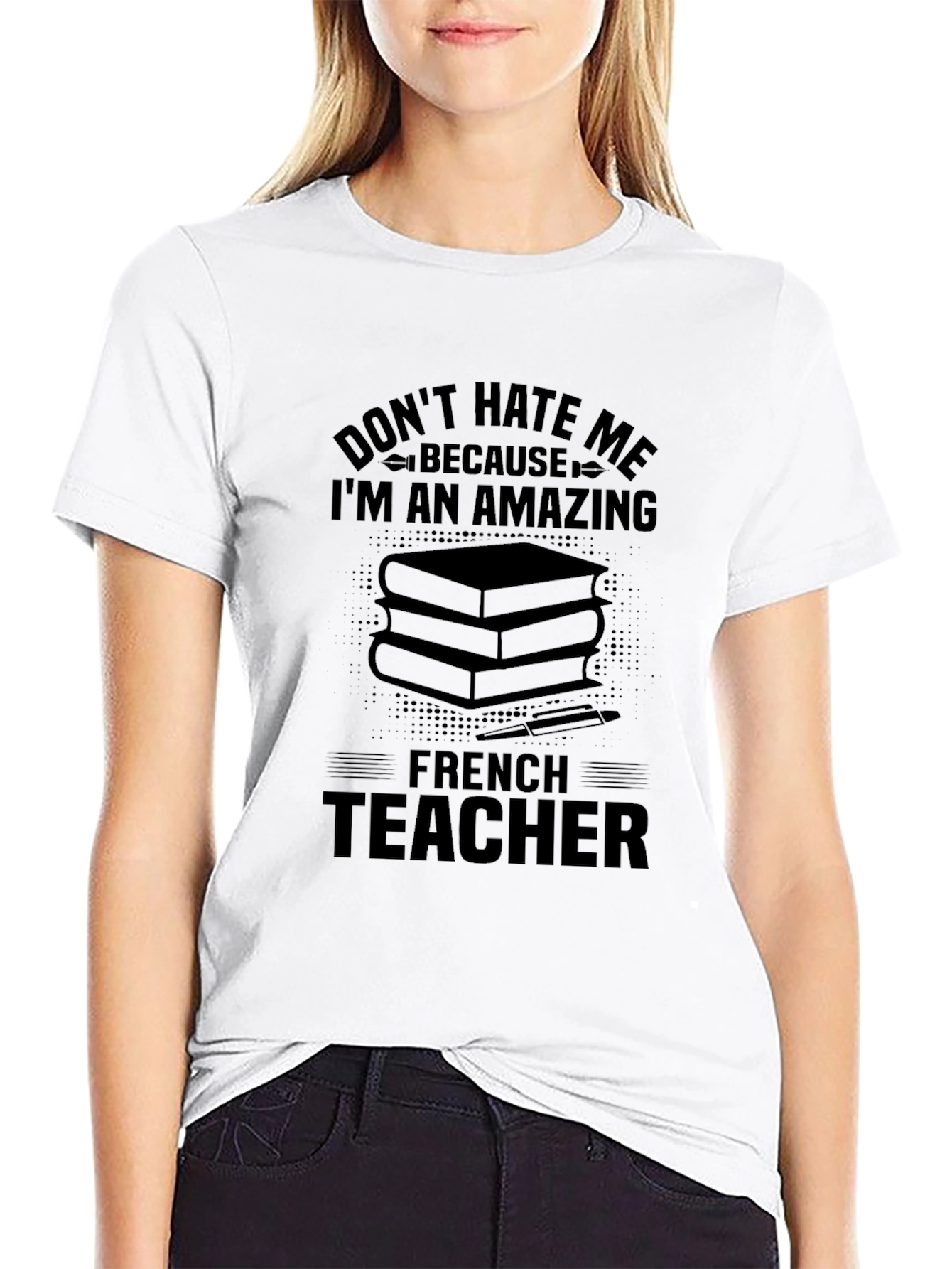 Amazing French Teacher T-Shirt - Soft Cotton Tee