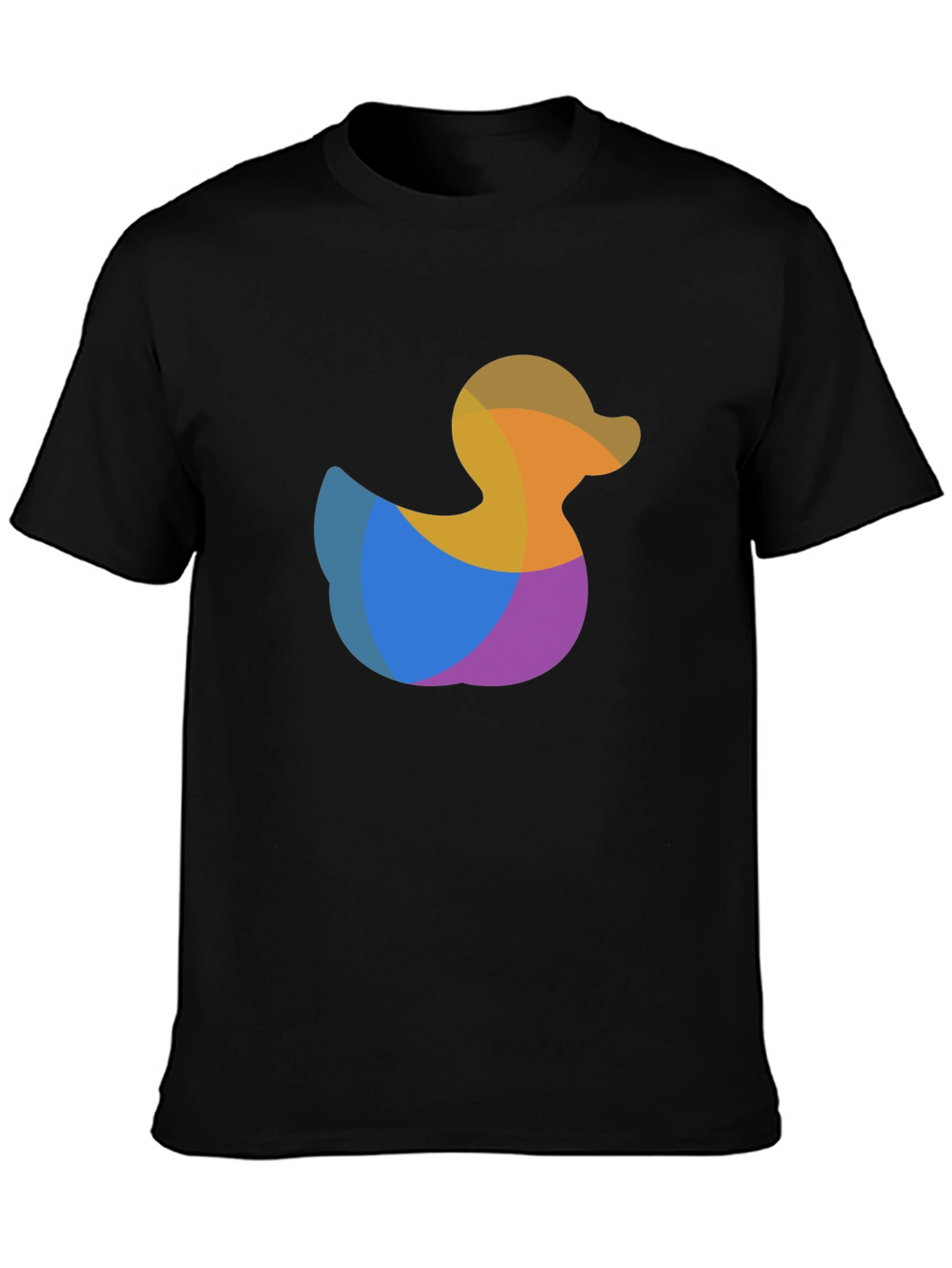 Duck Graphic Tee - Stylish Black Cotton T-Shirt