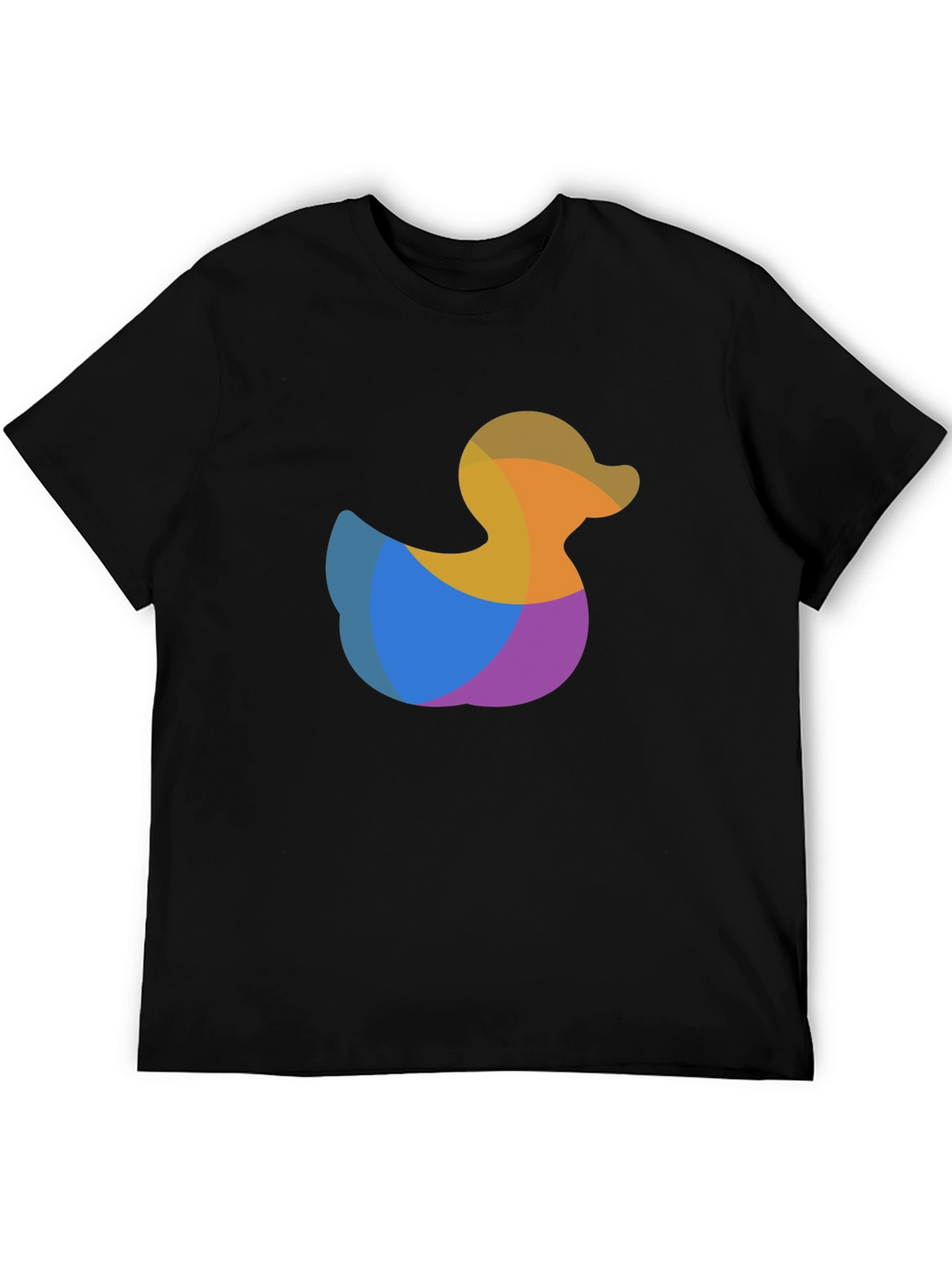 Duck Graphic Tee - Stylish Black Cotton T-Shirt