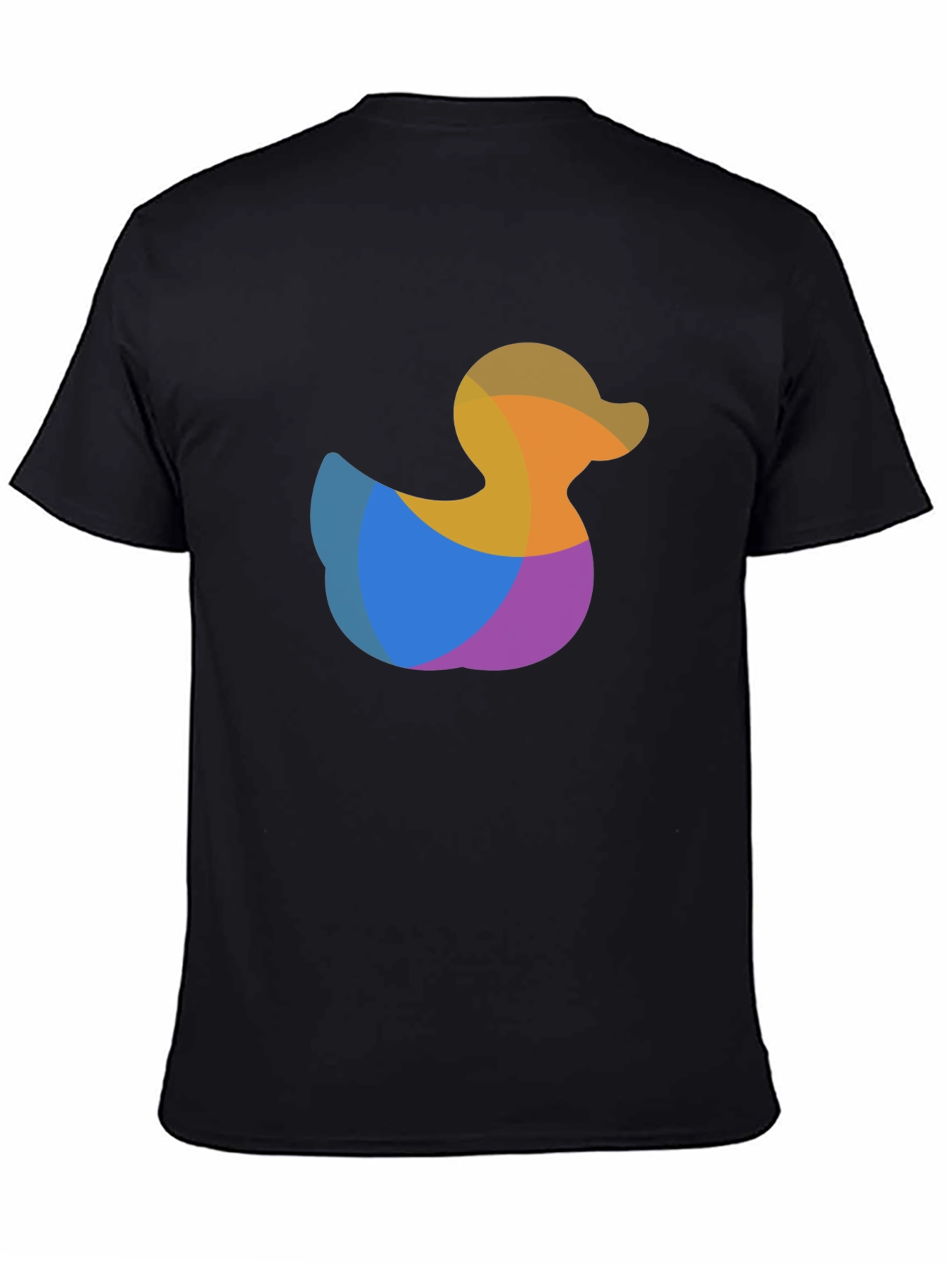 Duck Graphic Tee - Stylish Black Cotton T-Shirt