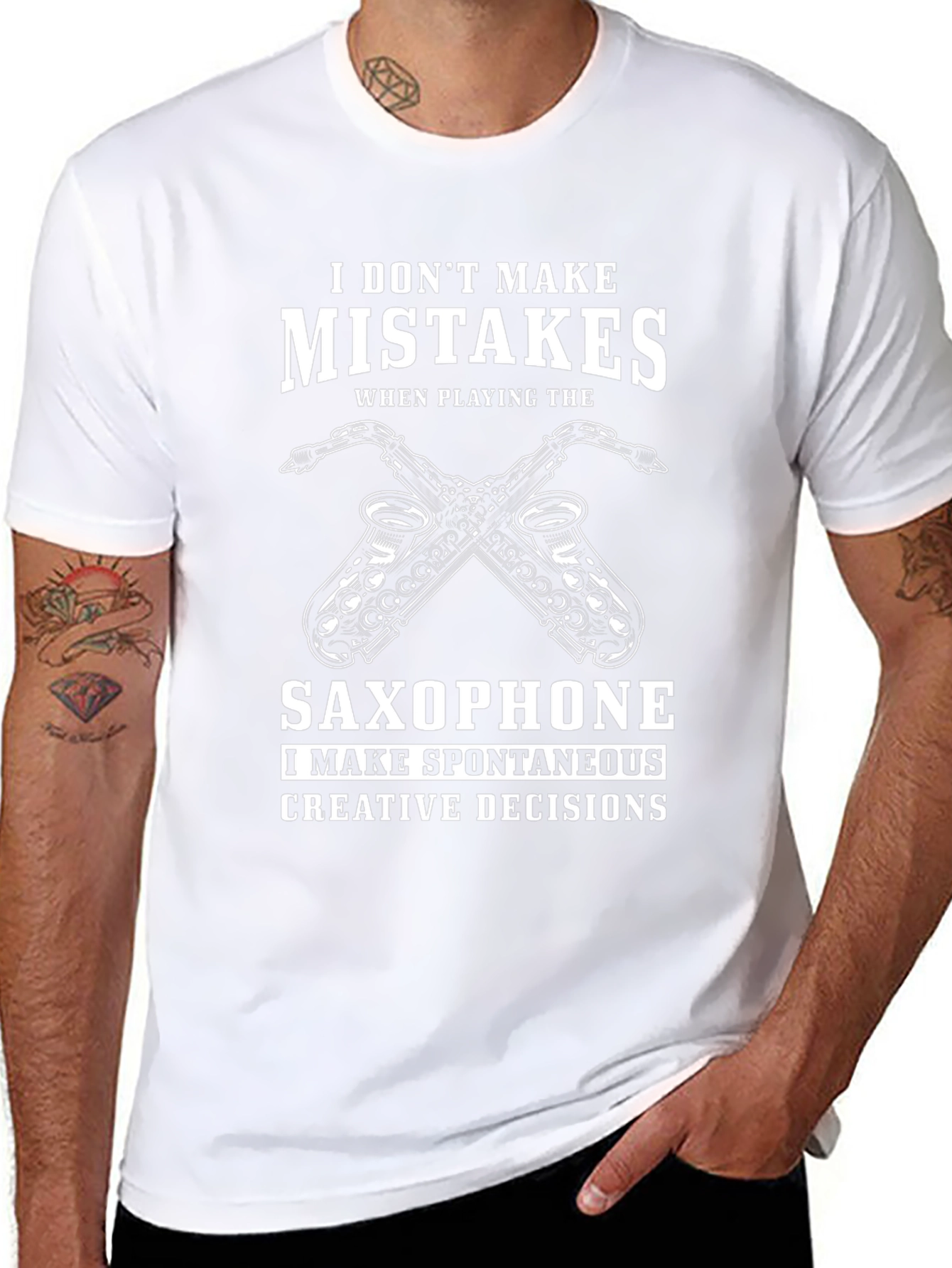 Saxophone Player T-Shirt - I Dont Make Mistakes
