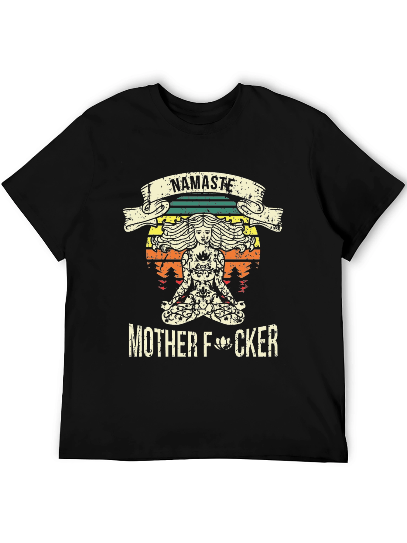 Namaste Mother F*cker T-Shirt - Funny Yoga Design