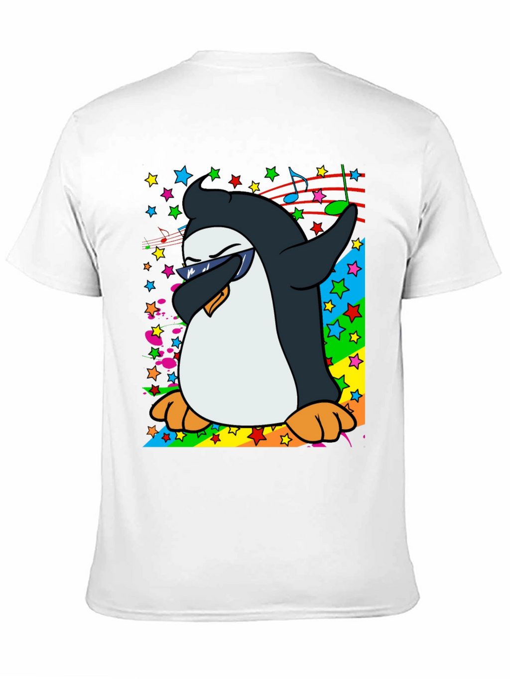 Dabbing Penguin Graphic T-Shirt