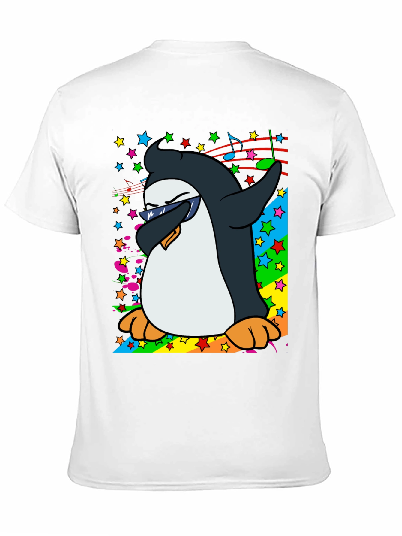 Dabbing Penguin Graphic T-Shirt