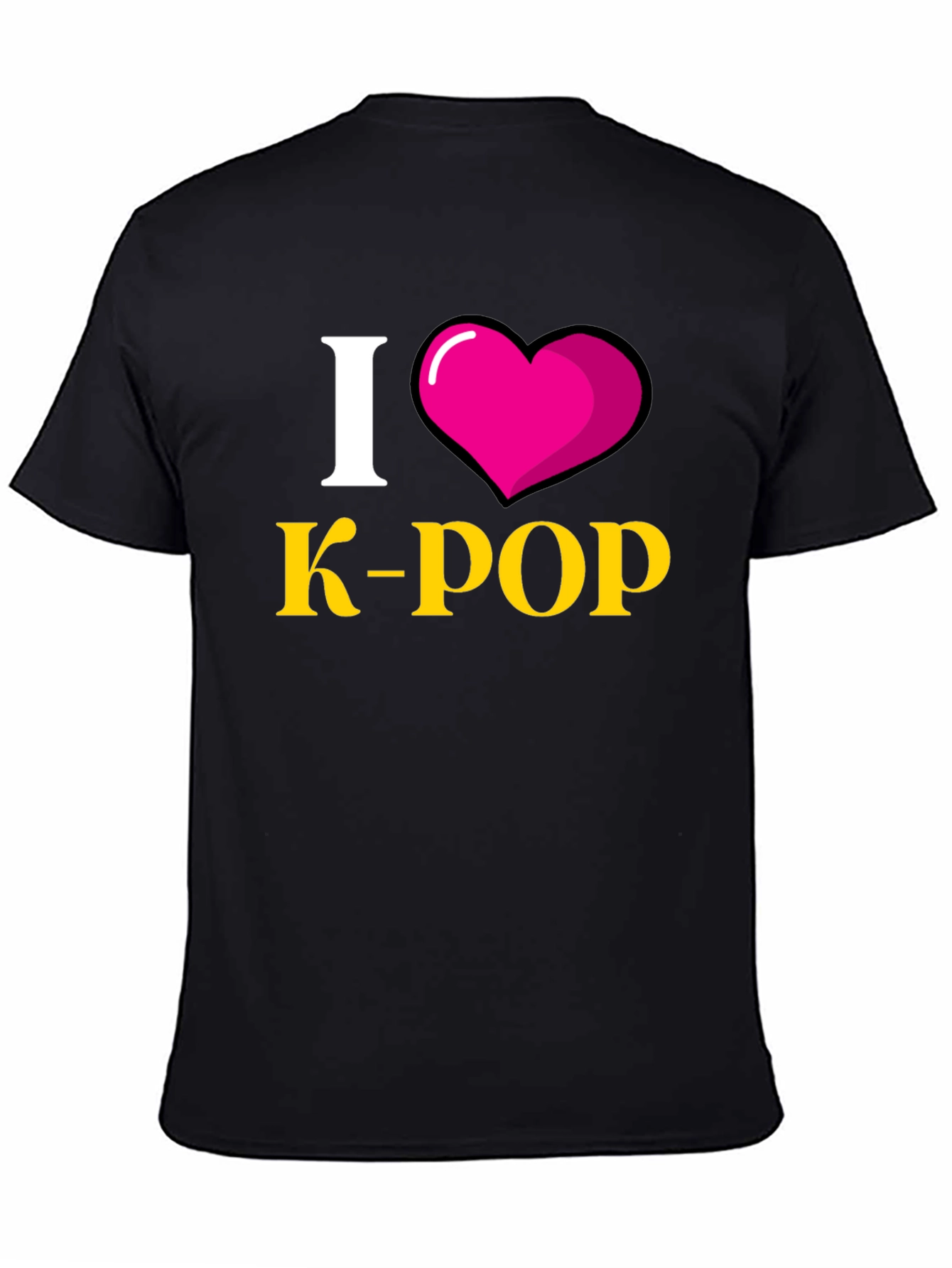 I Heart K-Pop Black T-Shirt